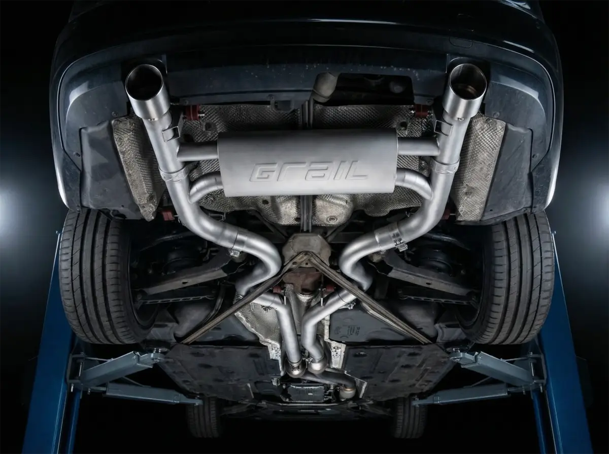 Grail Abgasanlage passend für BMW 335i E9x (N55) 3-Zoll – Klappenanlage Grail
