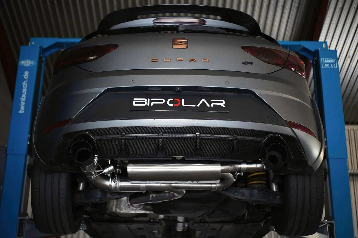GRAIL Klappenabgasanlage 3.5 Zoll passend für SEAT Leon Cupra R (CJXG) Grail