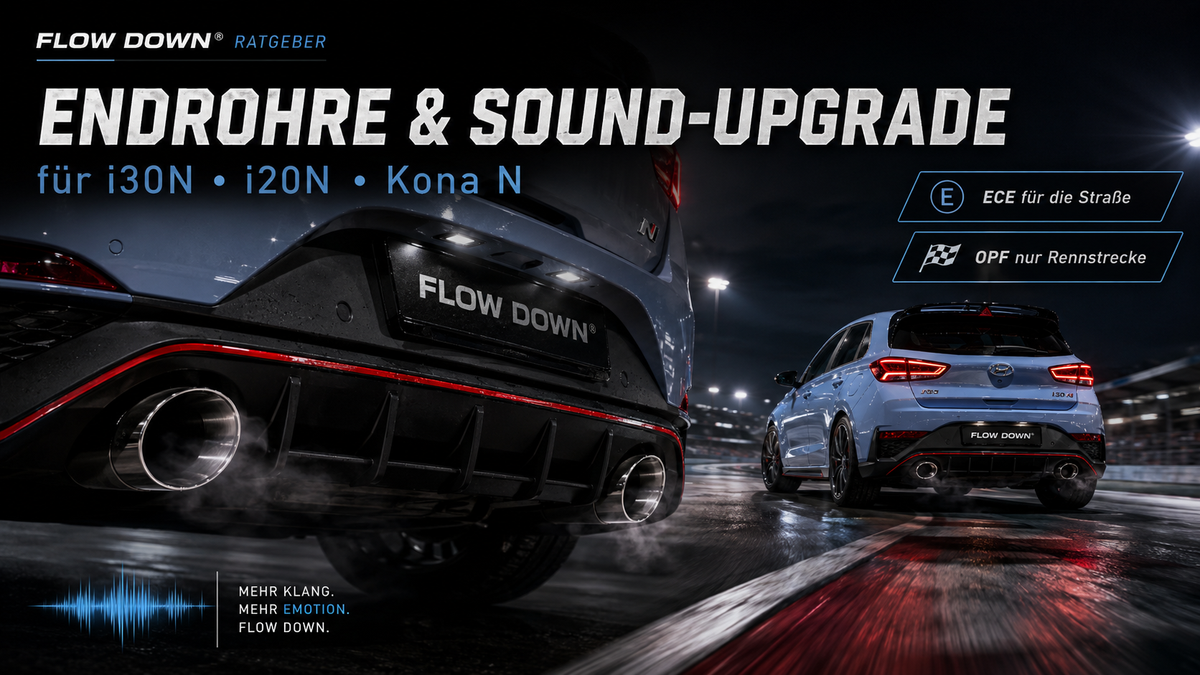 Hyundai N (i30N, i20N, Kona N): Abgasanlage, Endrohre & Sound