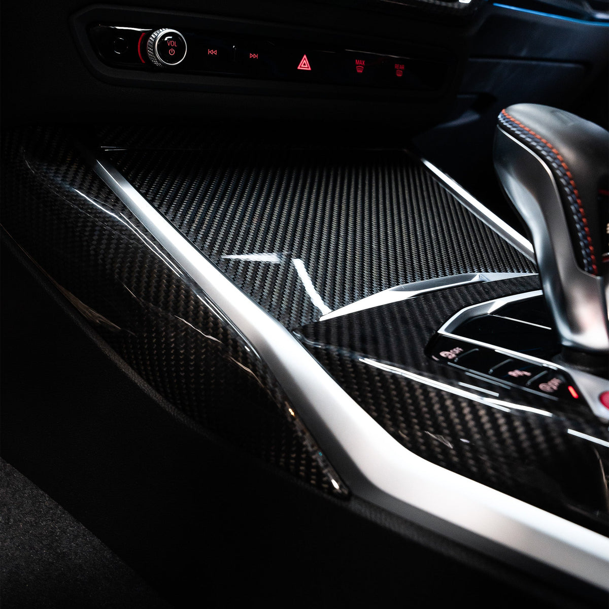 Carbon Seitenblenden Mittelkonsole für BMW M2/M3/M4 (G80/G82/G87/G20/G42)   FLOW DOWN®