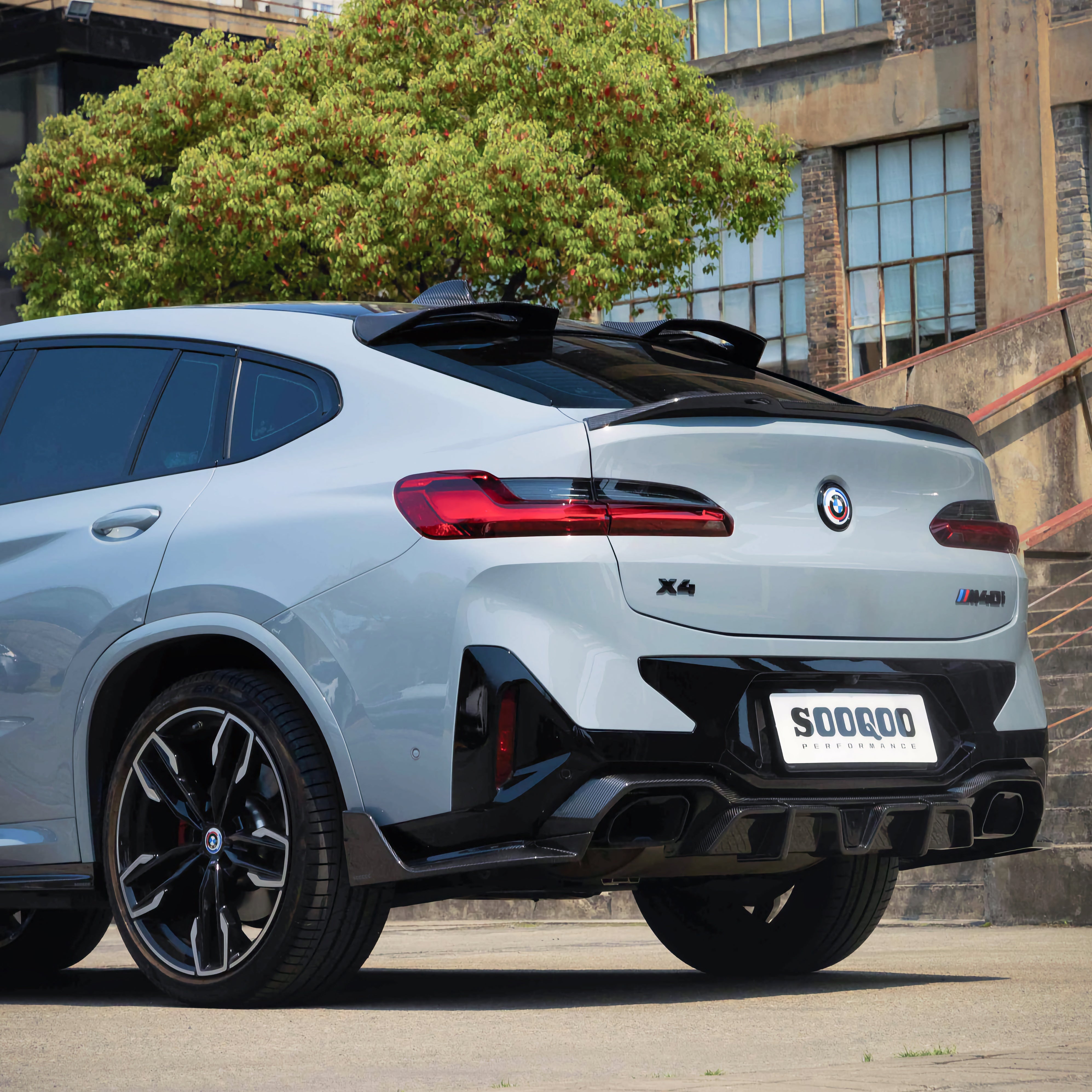 Dachspoiler Lippe Satz passend für BMW X4M F98 / X4 G02 LCI   Sooqoo
