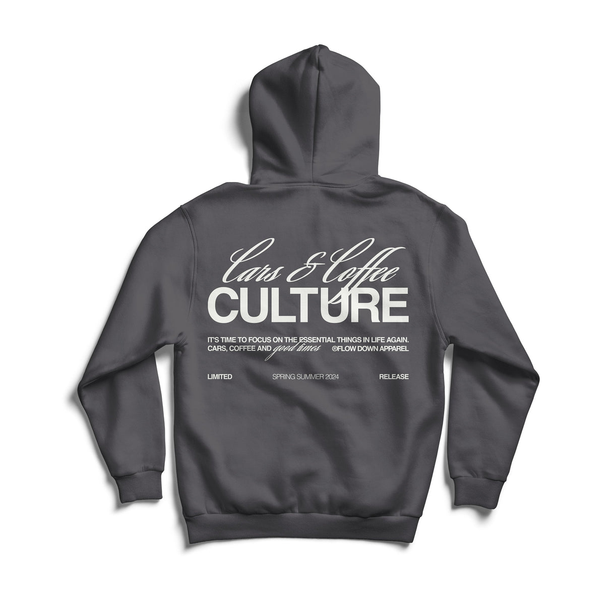 SPRING SUMMER 24 Oversize Hoodie 450gsm   FLOW DOWN®