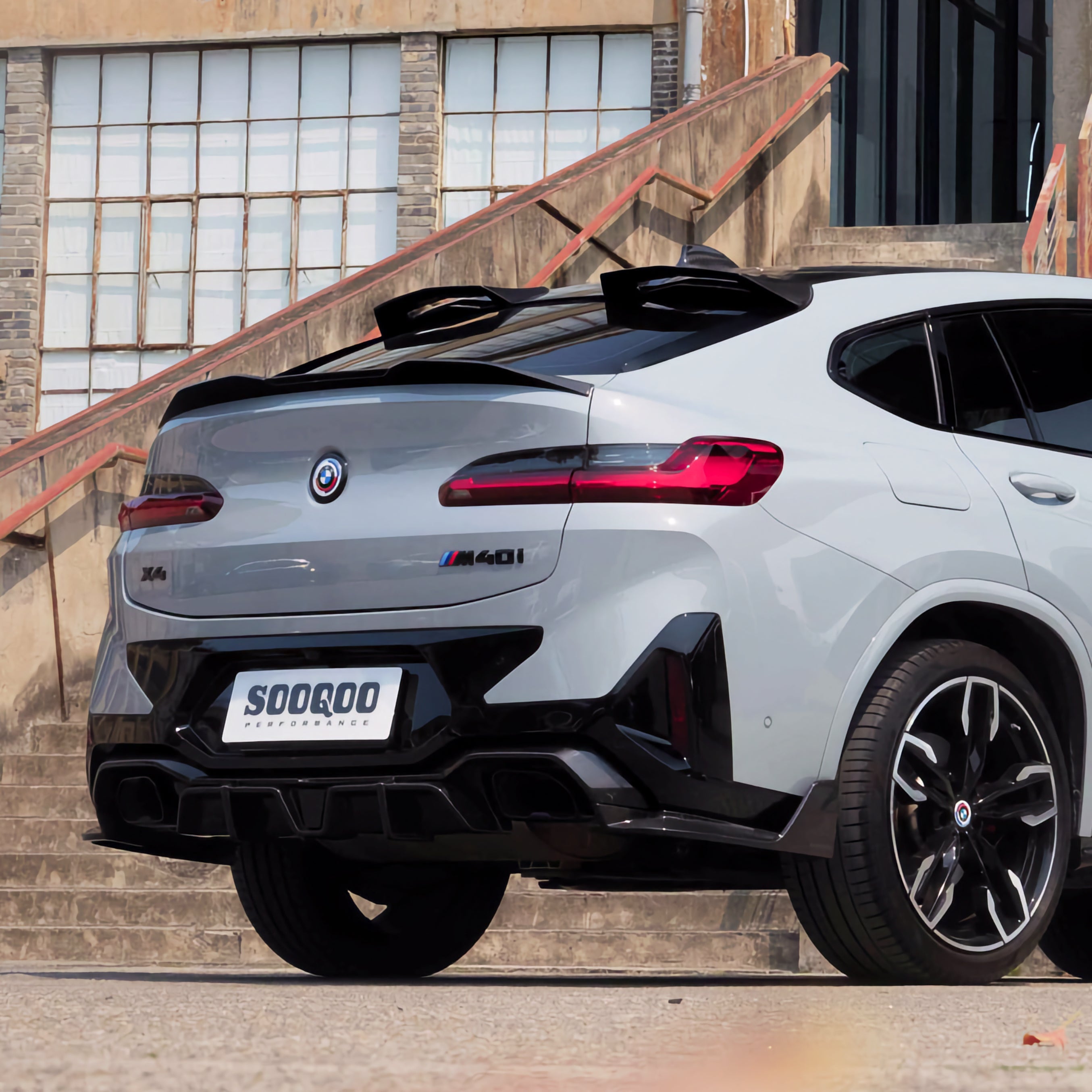 Dachspoiler Lippe Satz passend für BMW X4M F98 / X4 G02 LCI   Sooqoo
