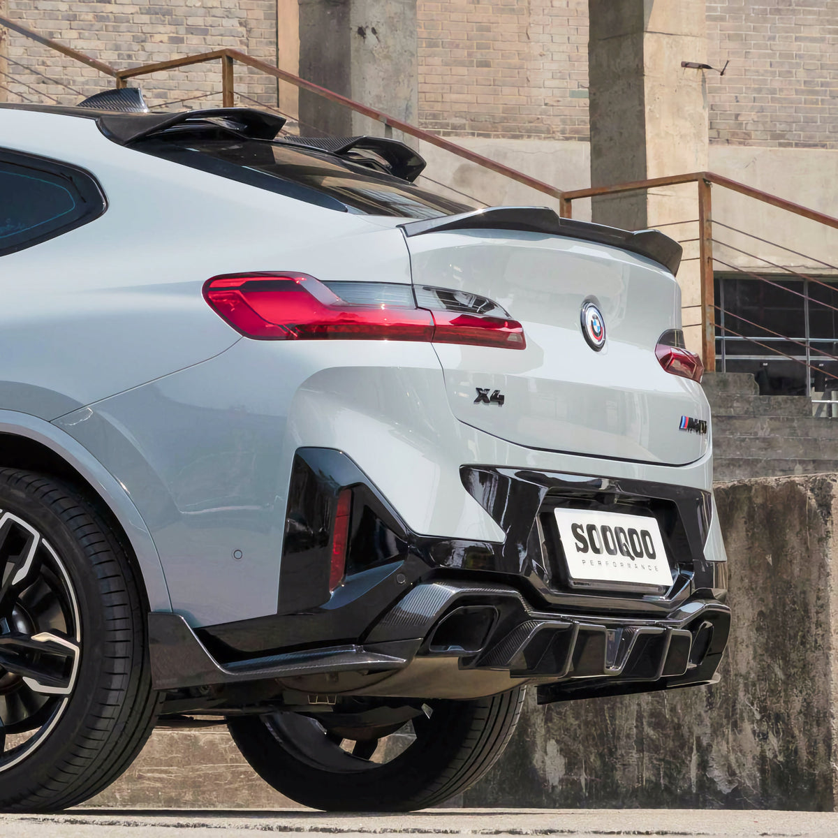 Heckspoiler Lippe passend für BMW X4M F98 / X4 G02 LCI   Sooqoo