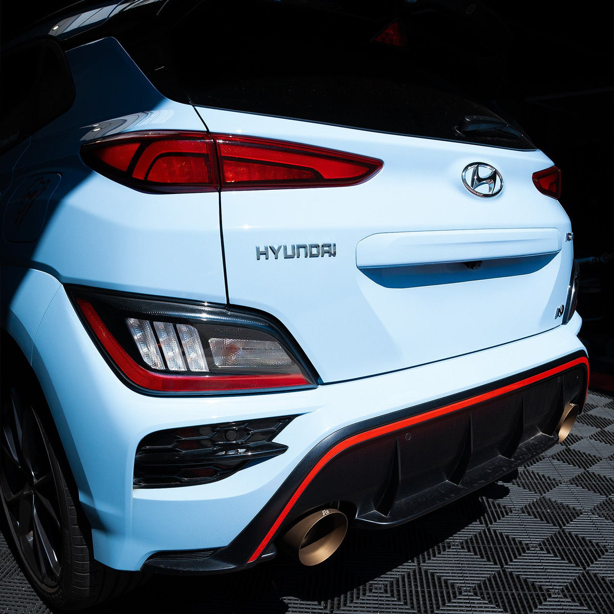 Endrohre 129mm für Hyundai Kona N   FLOW DOWN®