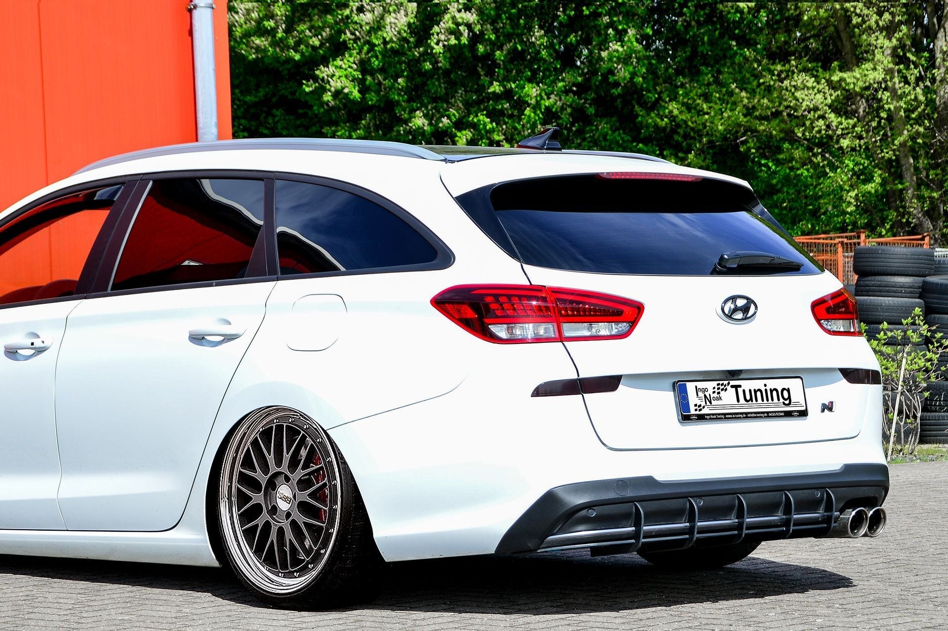 Racing Heckansatz für Hyundai I30 N-Line Kombi   Ingo-Noak