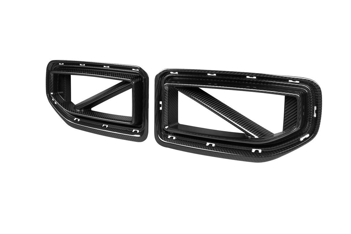 Front Nieren aus PrePreg Carbon für BMW M2 G87   FLOW DOWN®