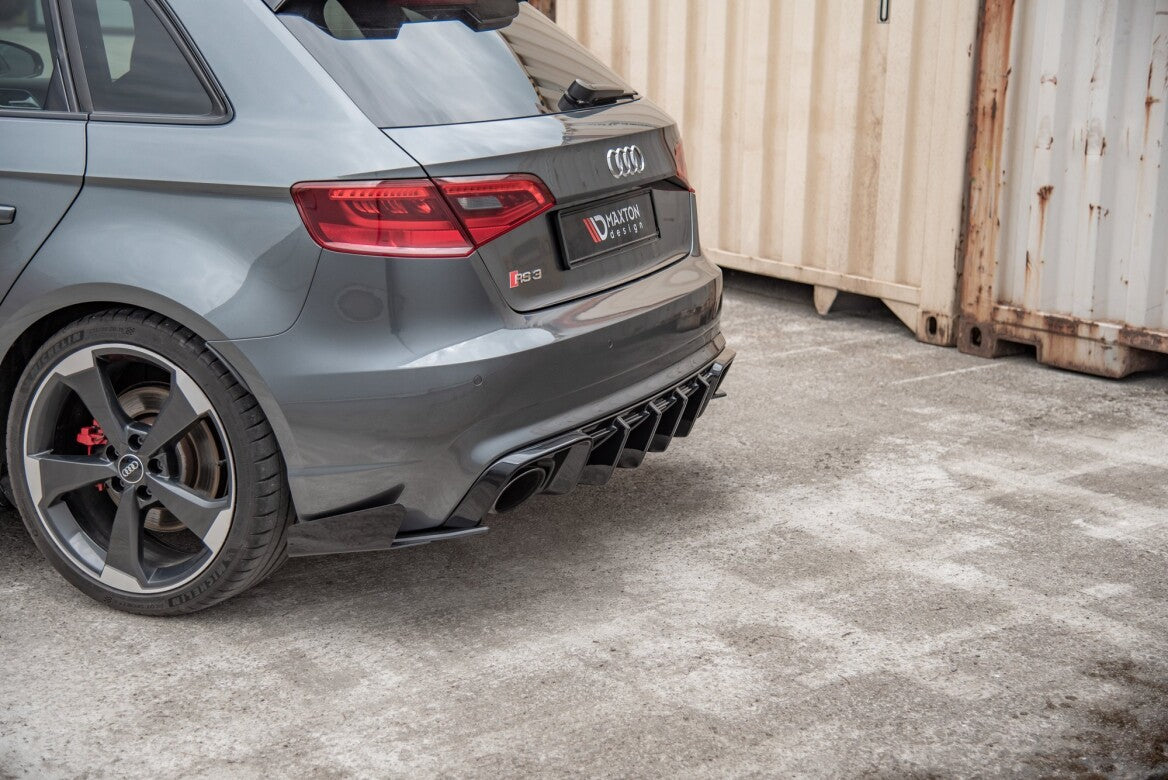Hintere Seiten Flaps für Audi RS3 8V Sportback   Maxton Design