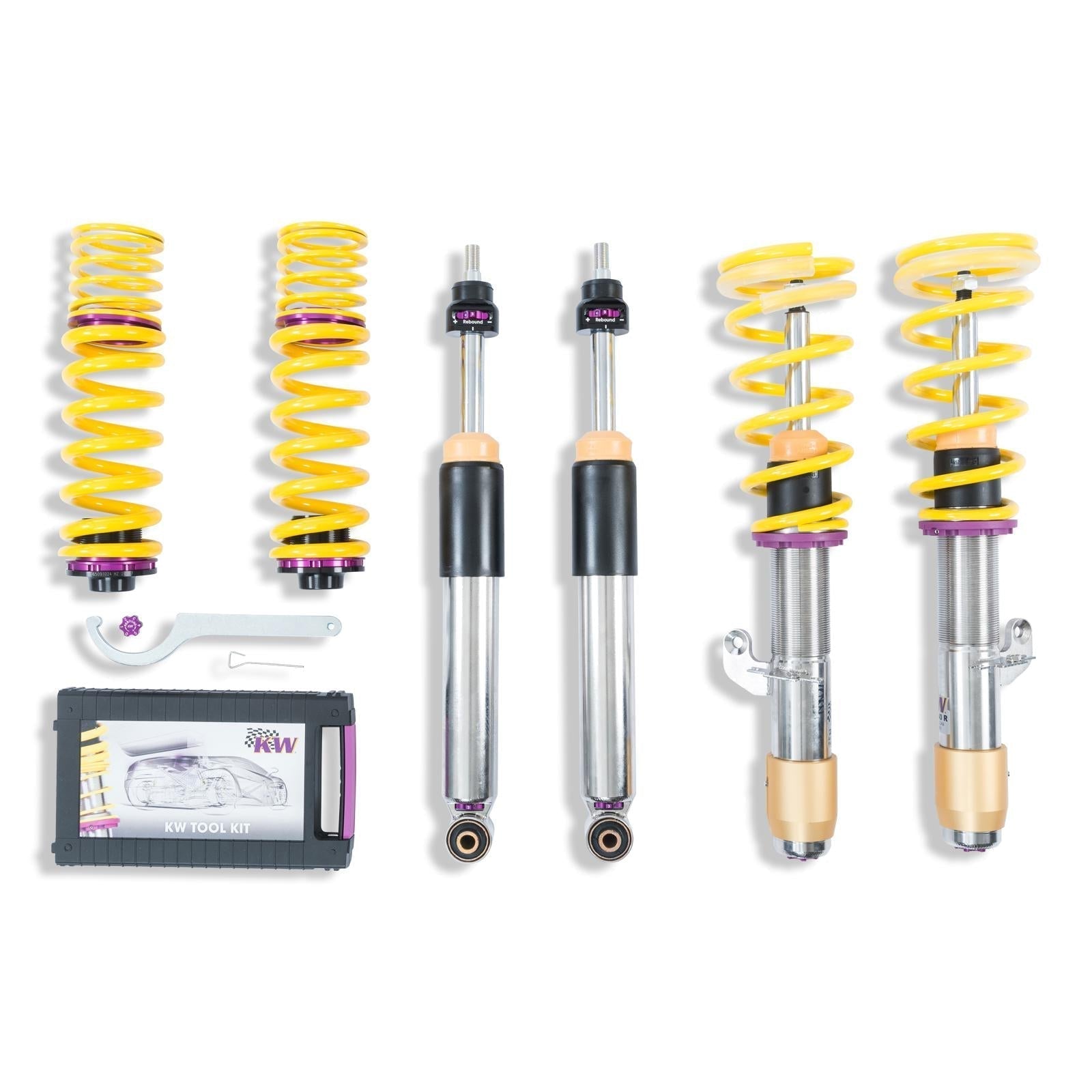 KW Gewindefahrwerk V3 inox inkl. Stilllegungssatz für BMW M3/M4 (F80/F82)   KW Suspension