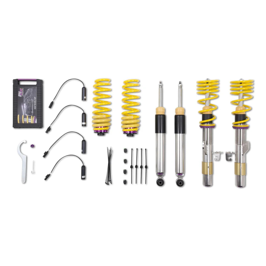 KW Gewindefahrwerk  V3 inox für AUDI RS3 8V  mit-elektr.-Dämpferregelung KW Suspension