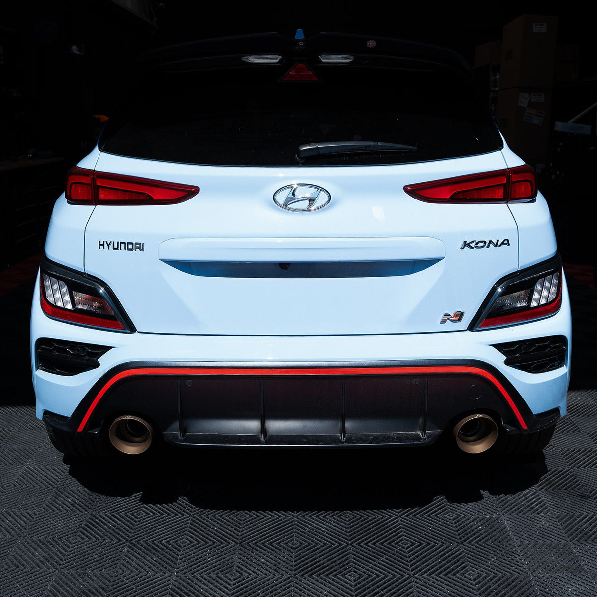 Endrohre 129mm für Hyundai Kona N   FLOW DOWN®