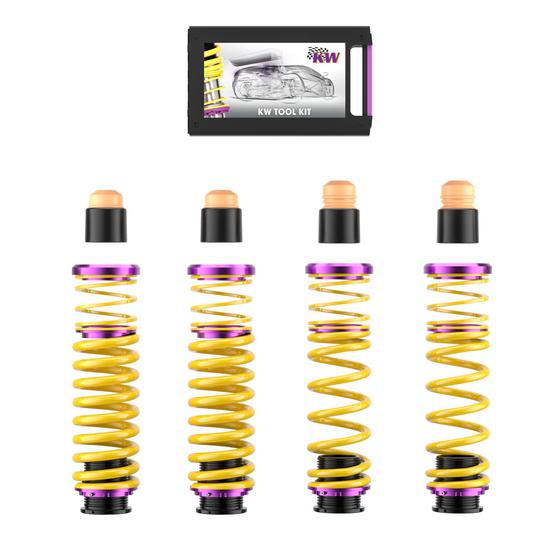 KW Höhenverstellbarer Federnsatz (Gewindefedern) für Audi RS3 8V   KW Suspension