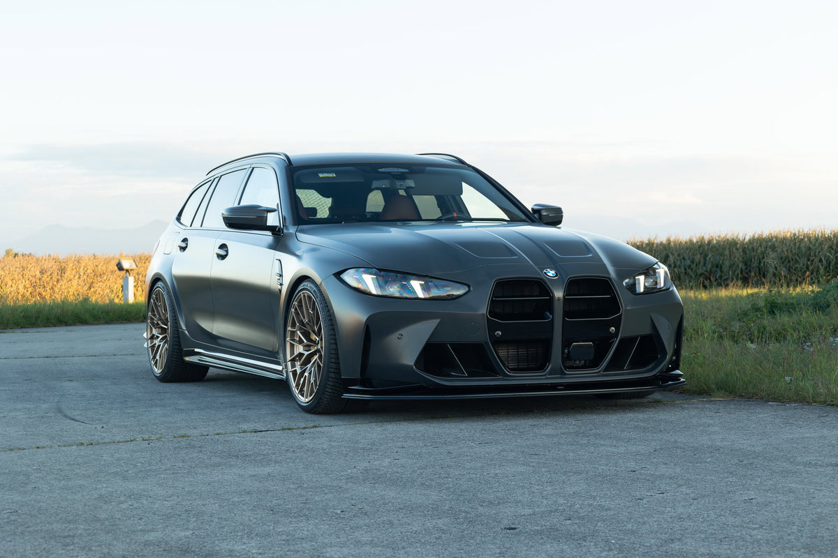EVO-S Frontgrill passend für BMW M3 M4 G8X – am Fahrzeug