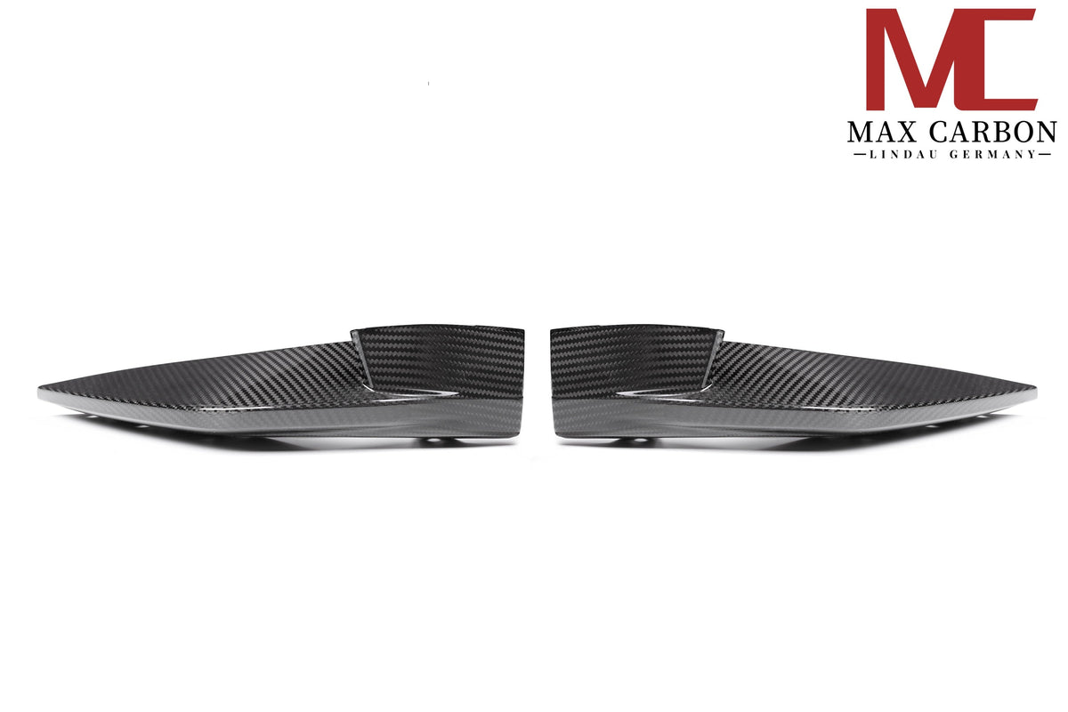 Dry Carbon Frontansatz "Ecke" für BMW M3 G80 G81 / M4 G82 G83 mit Teiletypgenehmigung (TTG)   Max Carbon