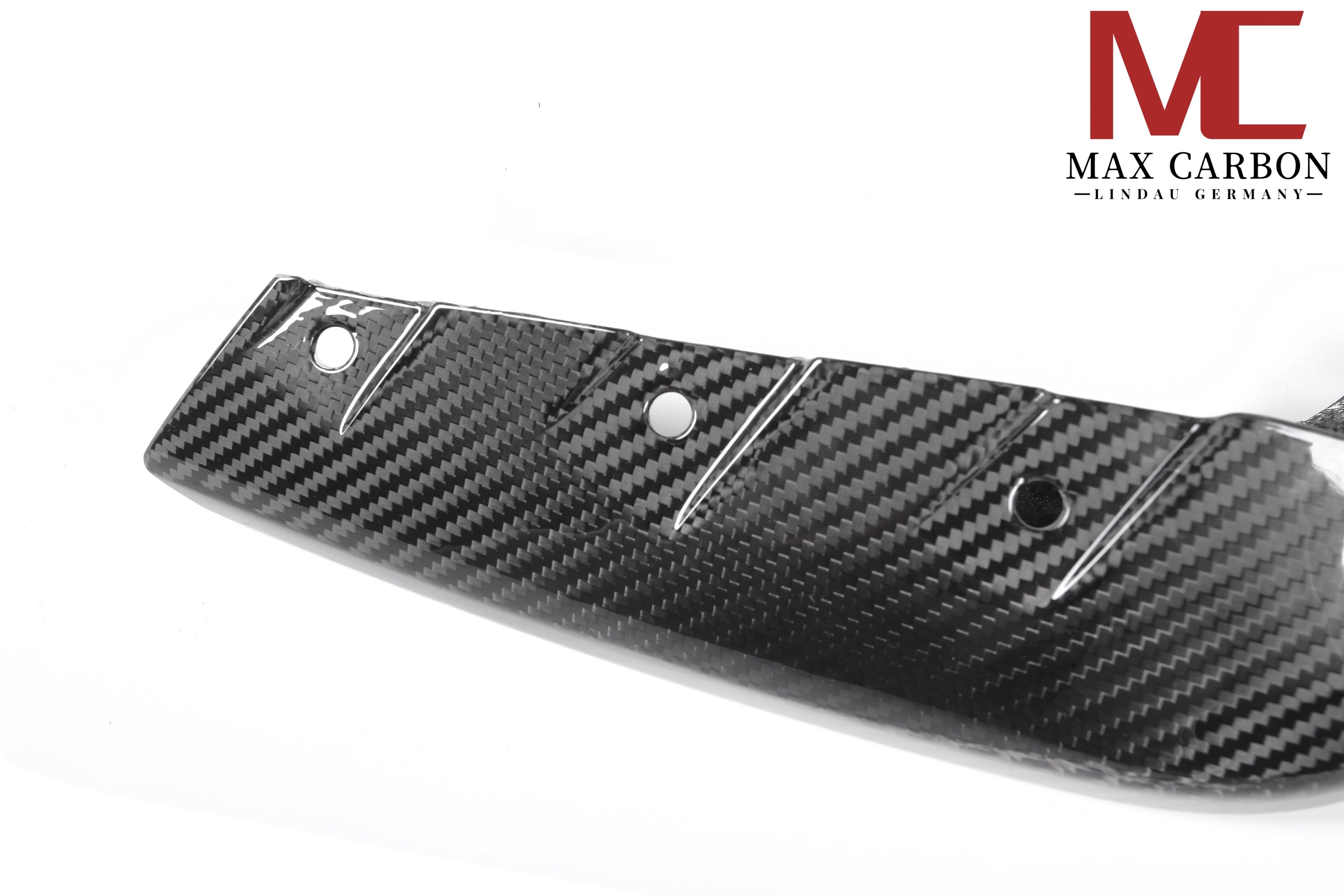 Dry Carbon Frontansatz "Ecke" für BMW M3 G80 G81 / M4 G82 G83 mit Teiletypgenehmigung (TTG)   Max Carbon