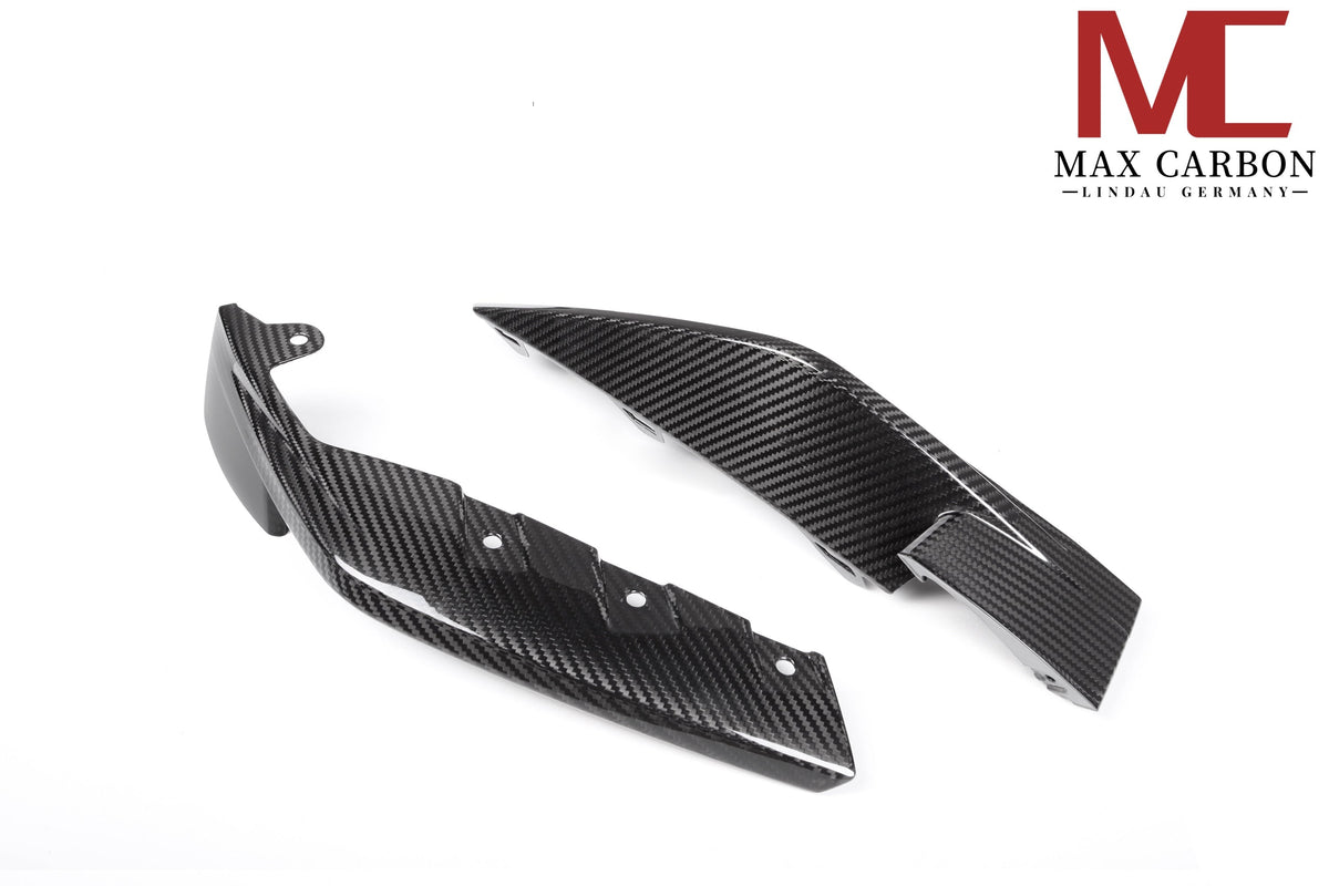 Dry Carbon Frontansatz "Ecke" für BMW M3 G80 G81 / M4 G82 G83 mit Teiletypgenehmigung (TTG)   Max Carbon