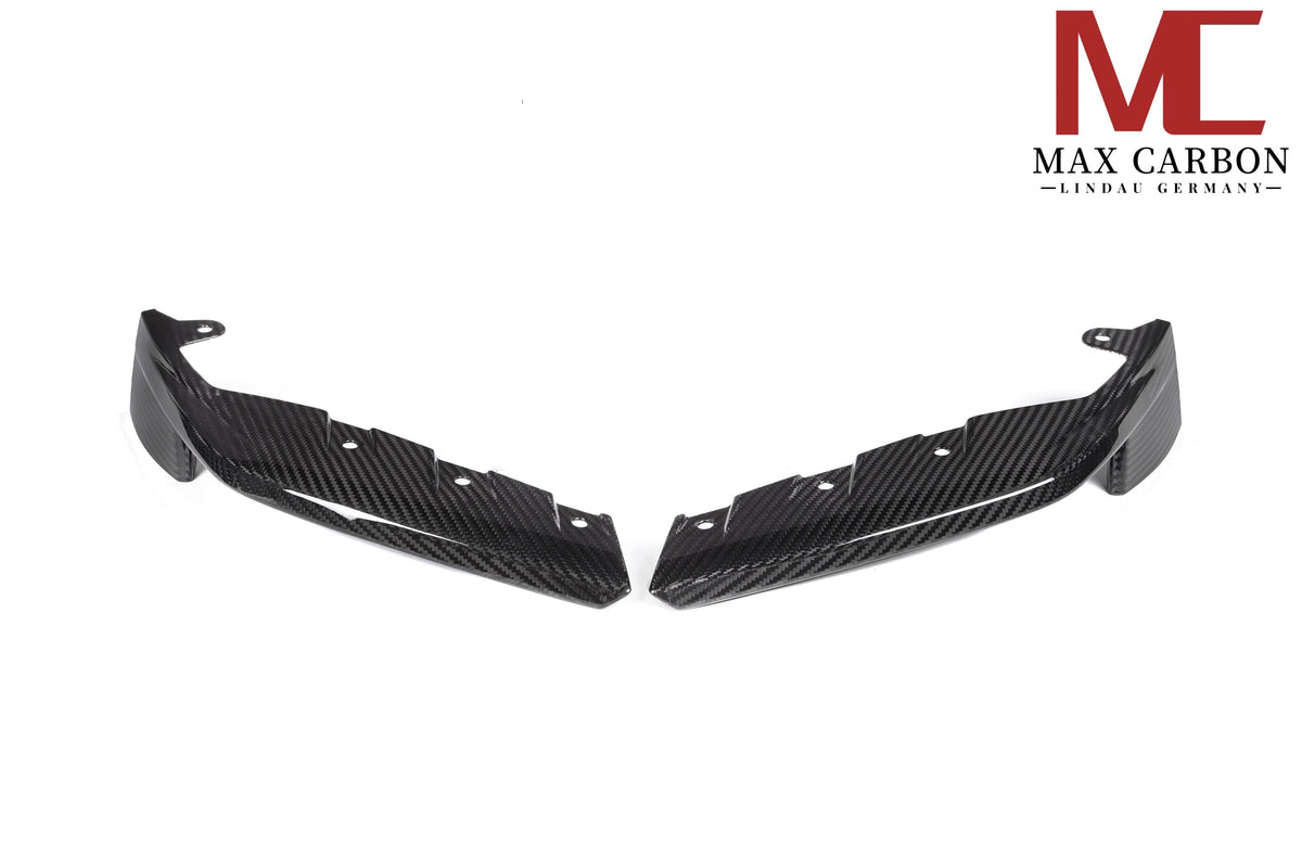Dry Carbon Frontansatz "Ecke" für BMW M3 G80 G81 / M4 G82 G83 mit Teiletypgenehmigung (TTG)   Max Carbon