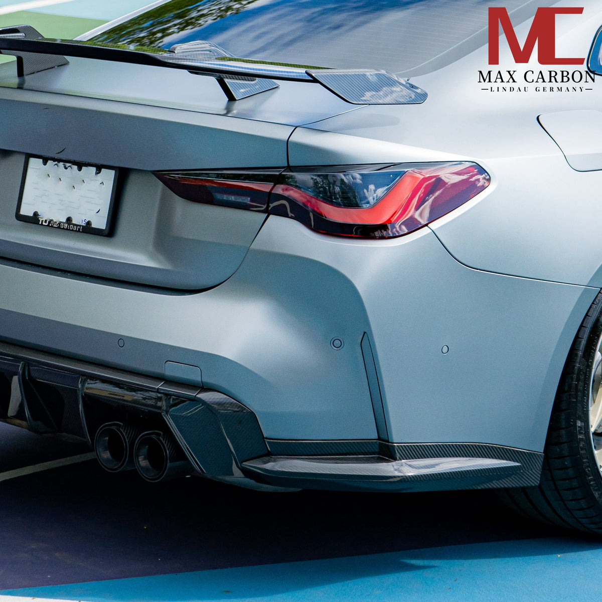 Dry Carbon Heck Winglets " OEM Style" für BMW M3 G80 G81 / M4 G82 G83 mit Teiletypgenehmigung (TTG)   Max Carbon
