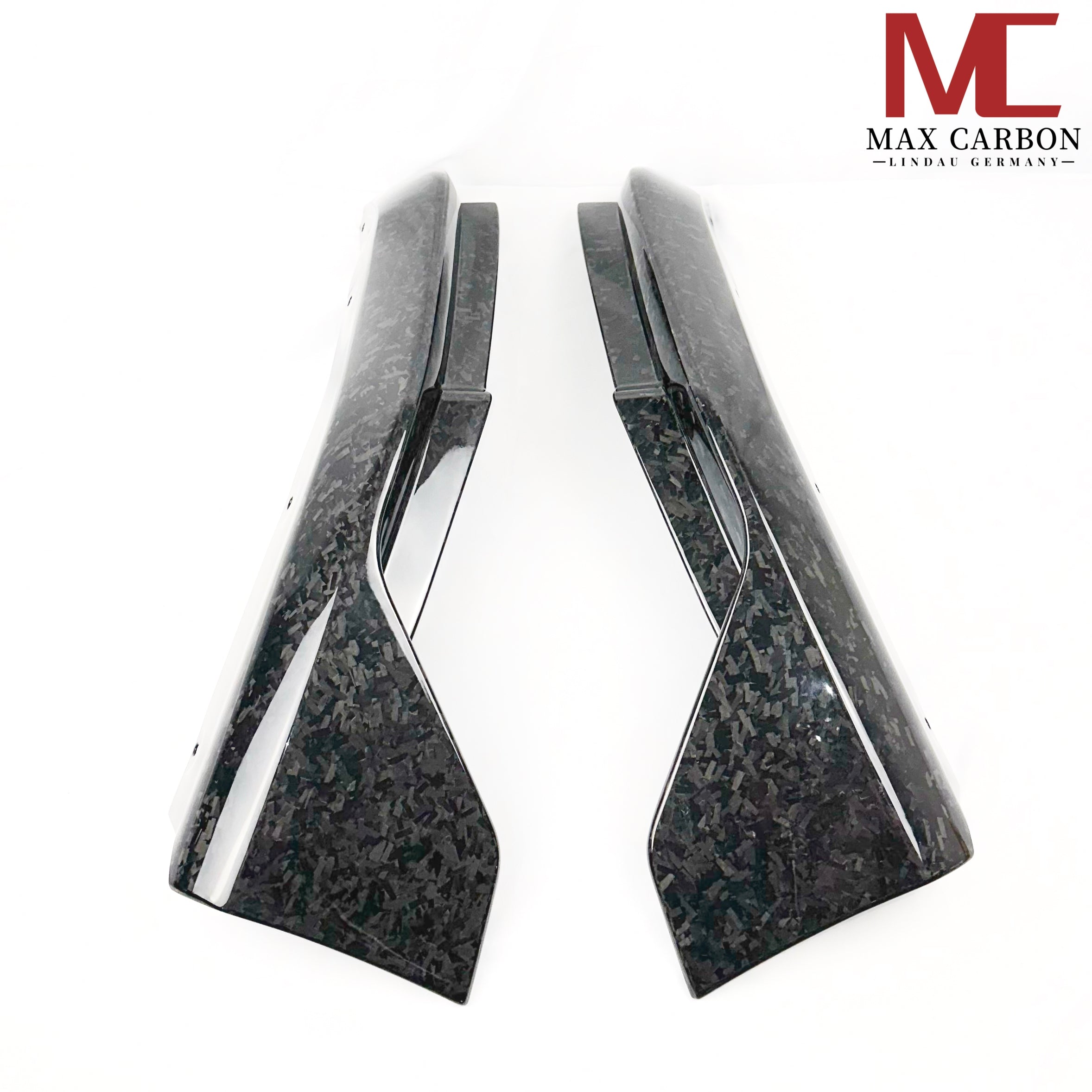 Dry Carbon Heck Winglets "Performance Style" für BMW M3 G80 G81 / M4 G82 G83 mit Teiletypgenehmigung (TTG)   Max Carbon