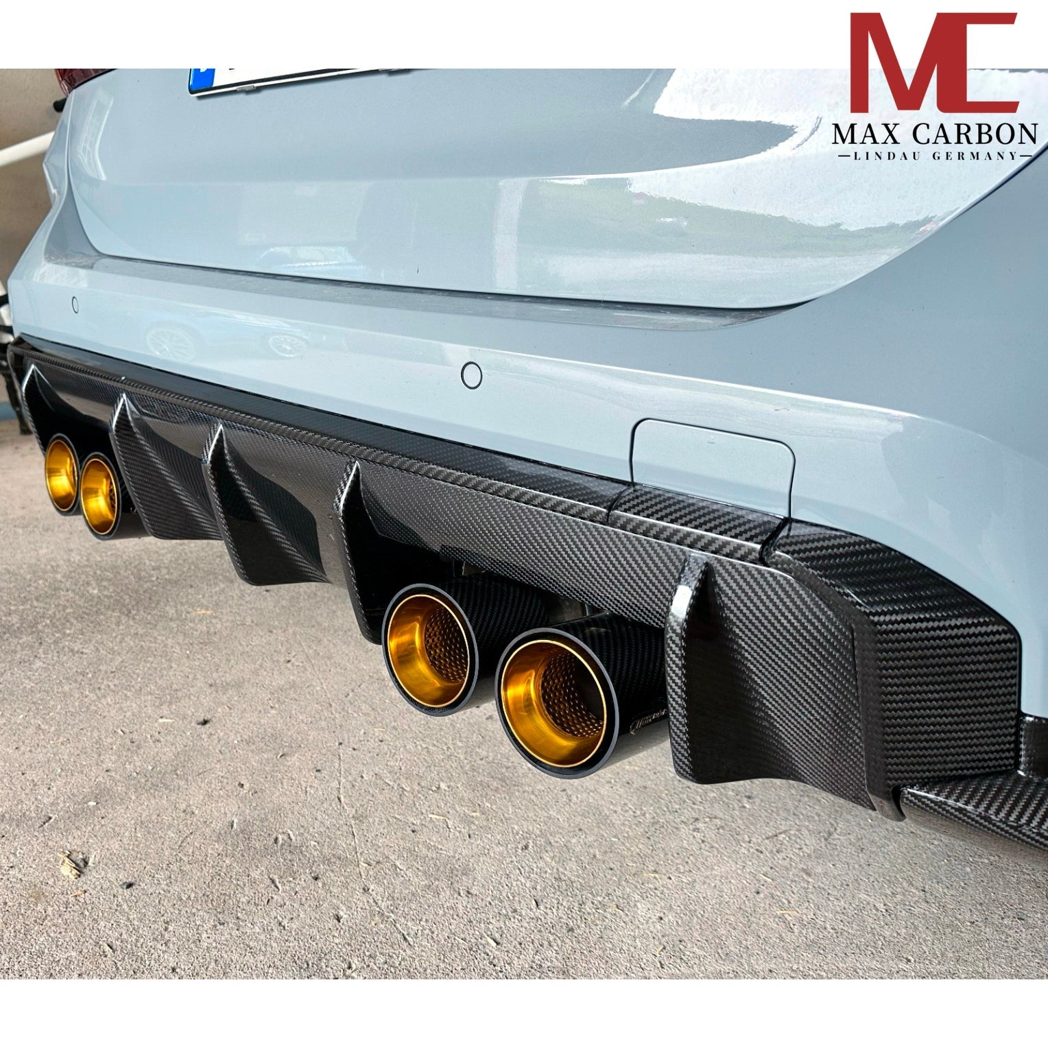 Dry Carbon Heckdiffusor "SPORT-Style" für BMW M3 G80 G81 / M4 G82 G83 inkl. LCI mit Teiletypgenehmigung (TTG)   Max Carbon
