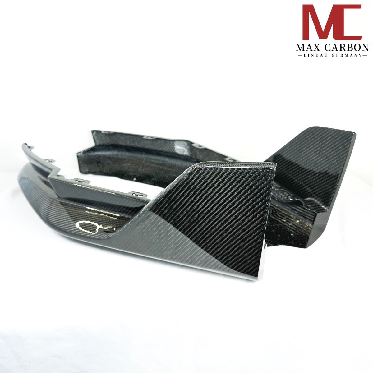 Dry Carbon Heck Winglets "Performance Style" für BMW M3 G80 G81 / M4 G82 G83 mit Teiletypgenehmigung (TTG)   Max Carbon