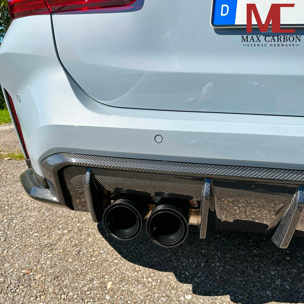 Dry Carbon Heckdiffusor "SPORT-Style" für BMW M3 G80 G81 / M4 G82 G83 inkl. LCI mit Teiletypgenehmigung (TTG)   Max Carbon