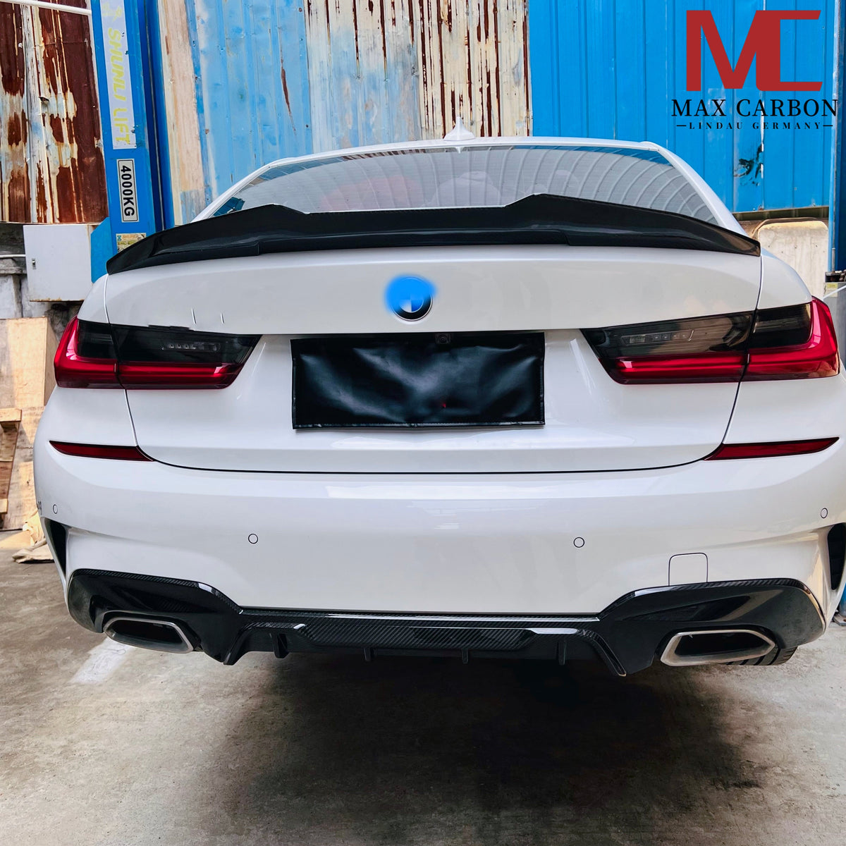 Dry Carbon Heckspoiler "Ducktail" PS-Style für BMW M4 G82 / 4er G22 mit Teiletypgenehmigung (TTG)   Max Carbon