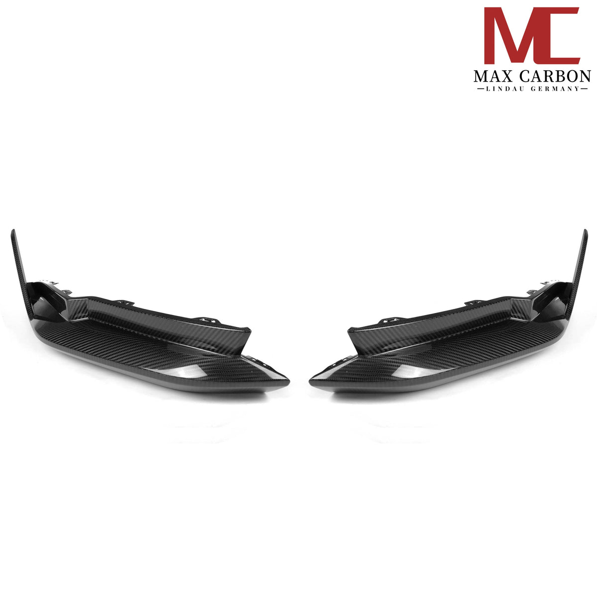 Dry Carbon Heck Winglets "Performance Style" für BMW M3 G80 G81 / M4 G82 G83 mit Teiletypgenehmigung (TTG)   Max Carbon