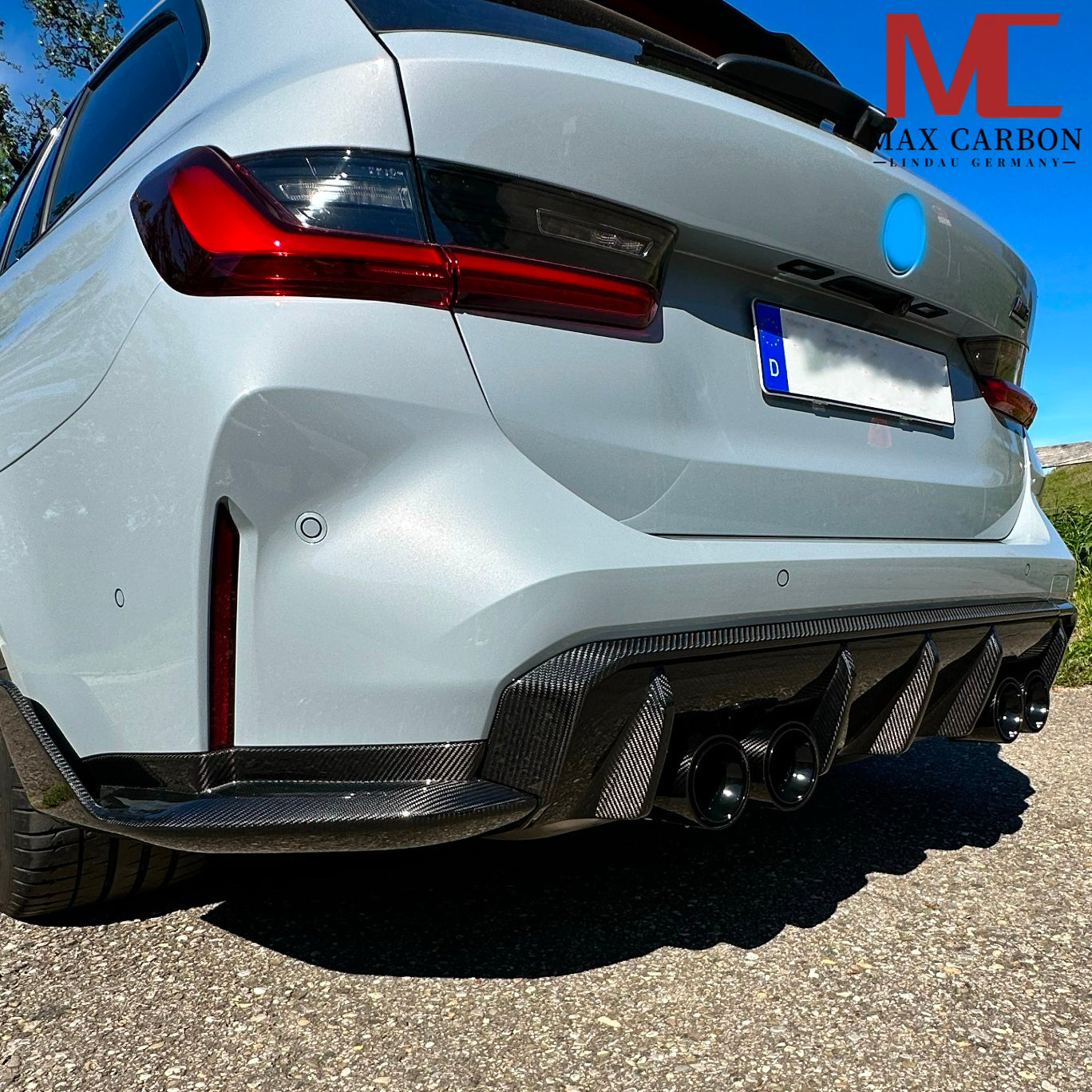 Dry Carbon Heckdiffusor "SPORT-Style" für BMW M3 G80 G81 / M4 G82 G83 inkl. LCI mit Teiletypgenehmigung (TTG)   Max Carbon