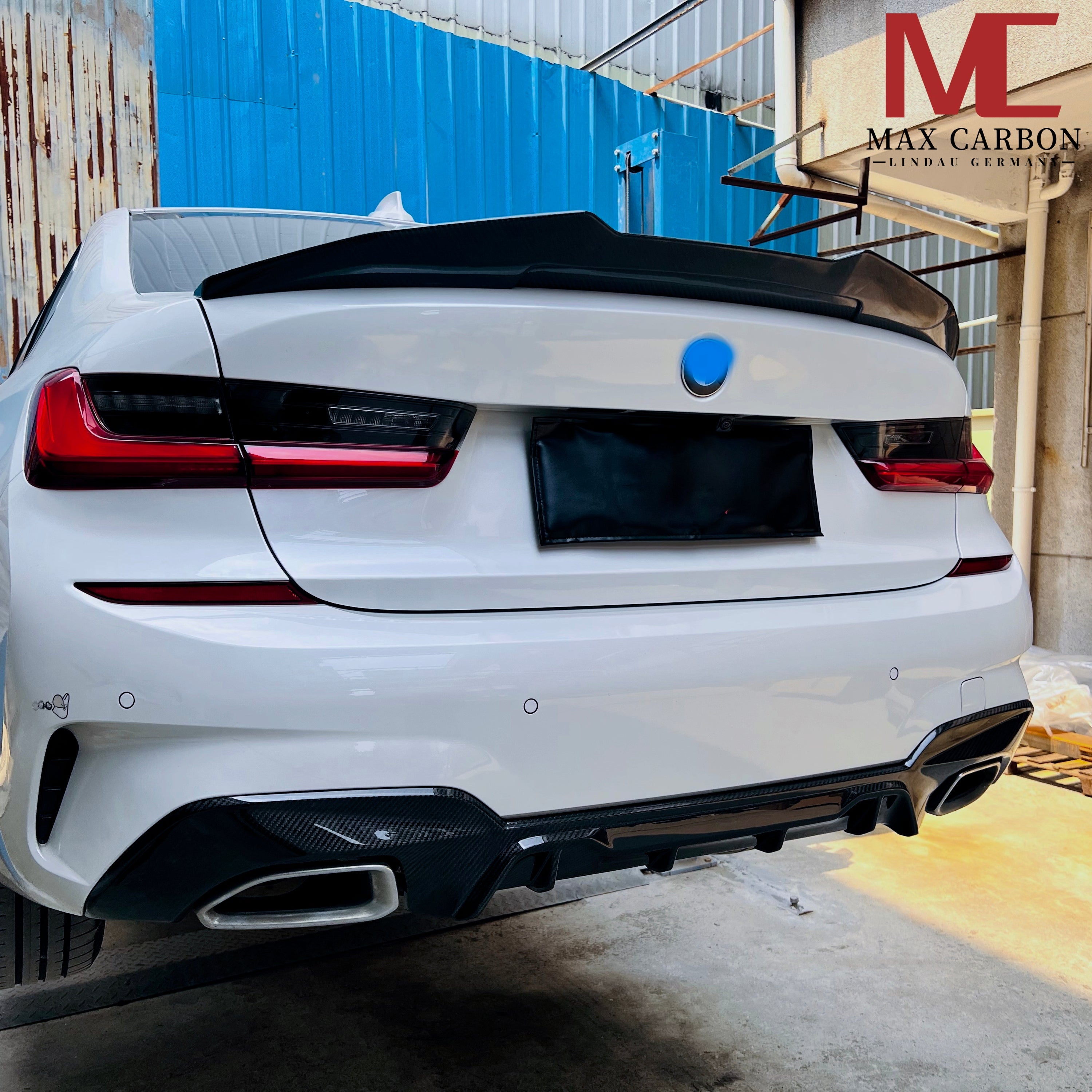 Dry Carbon Heckspoiler "Ducktail" PS-Style für BMW M4 G82 / 4er G22 mit Teiletypgenehmigung (TTG)   Max Carbon