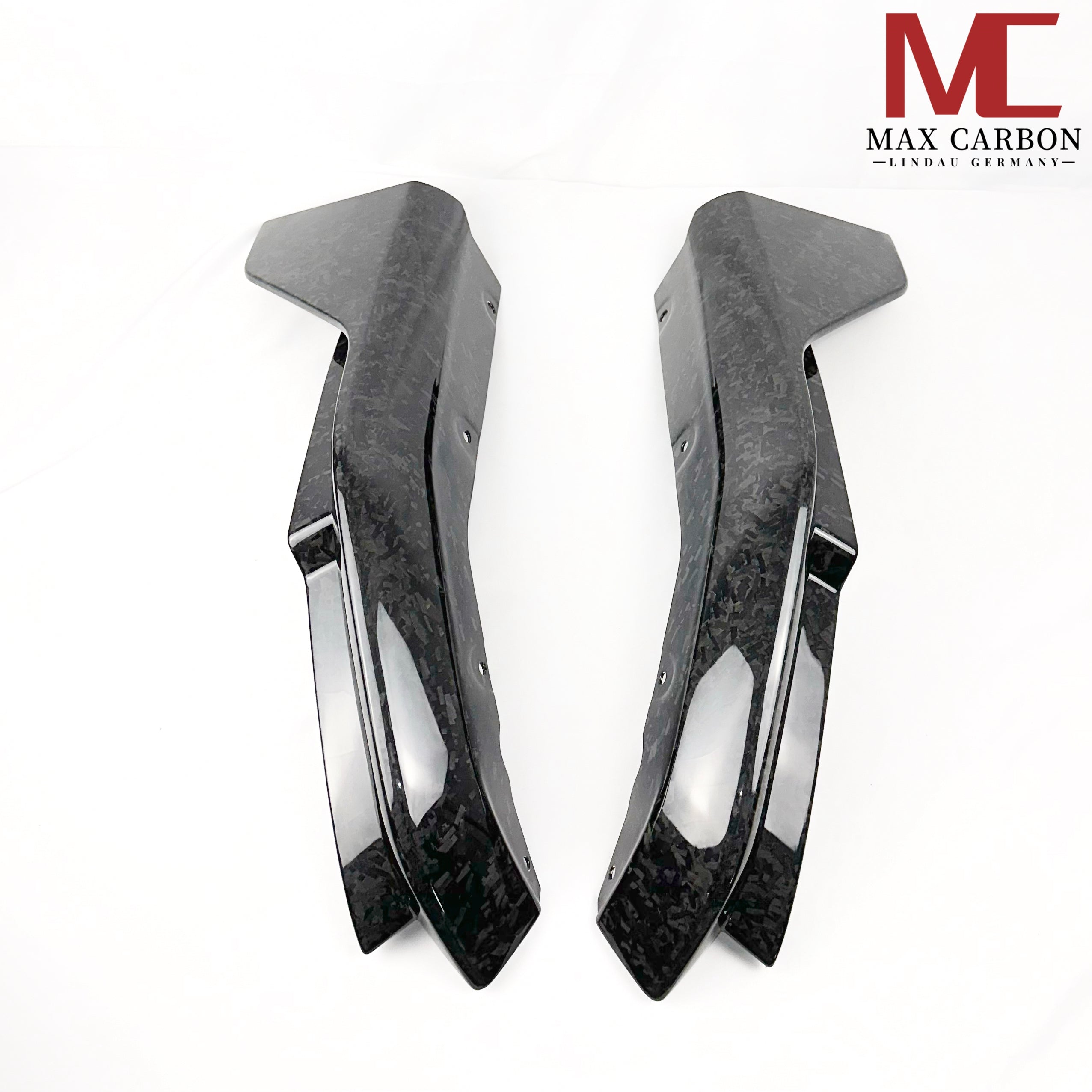 Dry Carbon Heck Winglets "Performance Style" für BMW M3 G80 G81 / M4 G82 G83 mit Teiletypgenehmigung (TTG)   Max Carbon