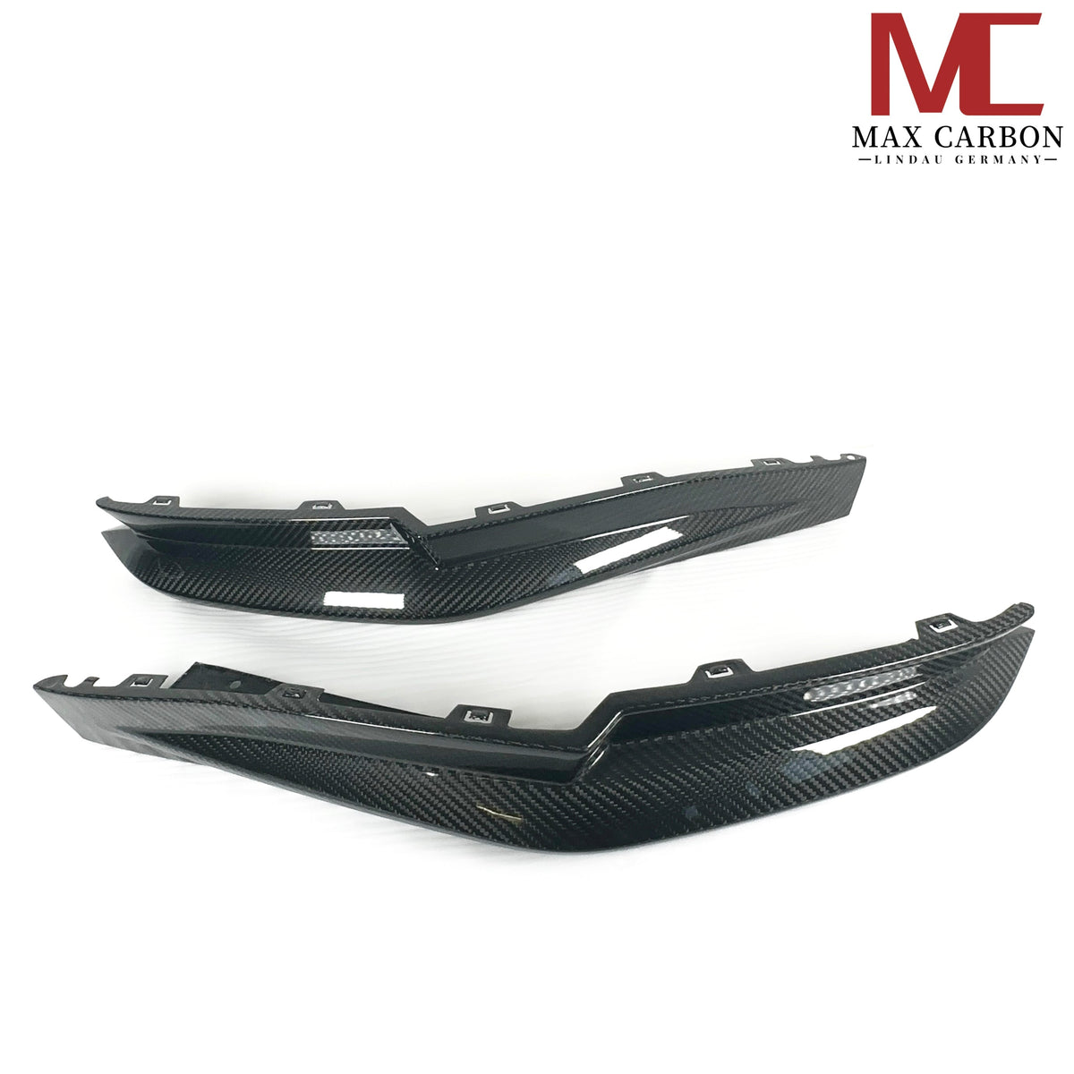 Dry Carbon Heck Winglets " OEM Style" für BMW M3 G80 G81 / M4 G82 G83 mit Teiletypgenehmigung (TTG)   Max Carbon