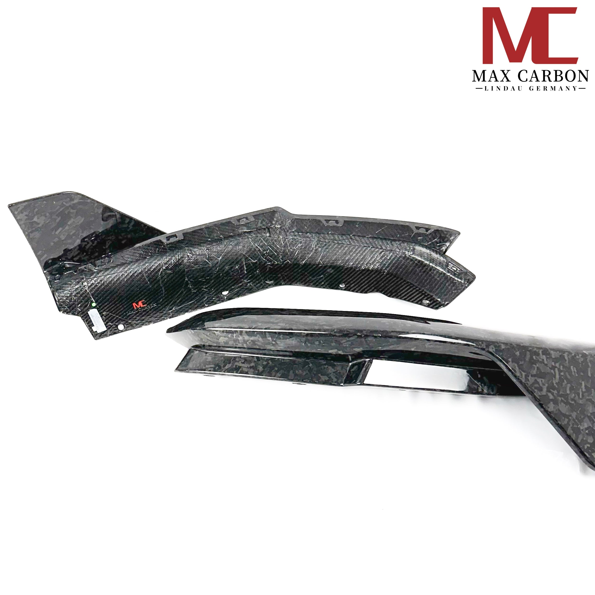 Dry Carbon Heck Winglets "Performance Style" für BMW M3 G80 G81 / M4 G82 G83 mit Teiletypgenehmigung (TTG)   Max Carbon