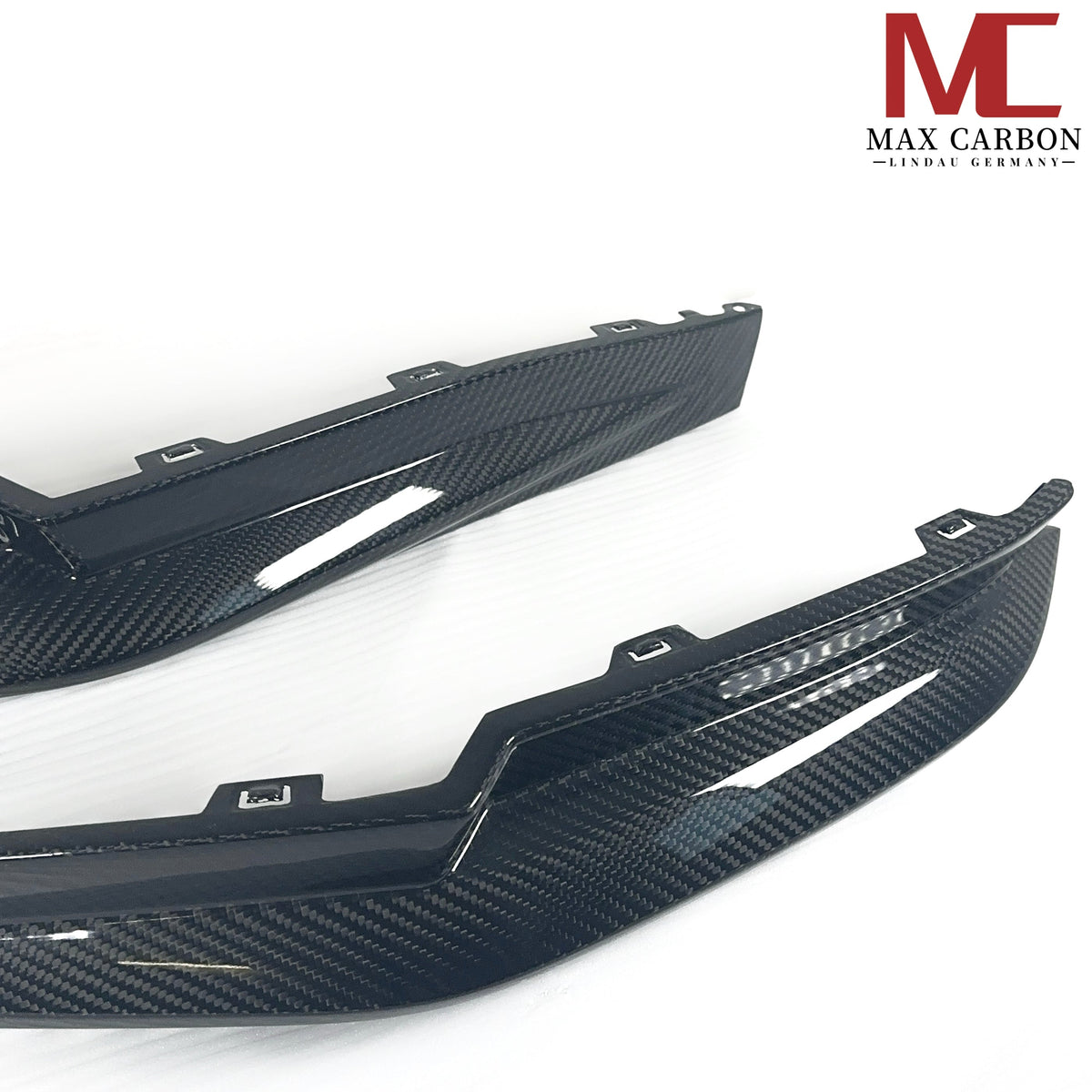Dry Carbon Heck Winglets " OEM Style" für BMW M3 G80 G81 / M4 G82 G83 mit Teiletypgenehmigung (TTG)   Max Carbon