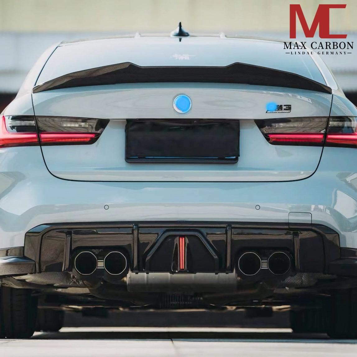 Dry Carbon Heckspoiler "Ducktail" PS-Style für BMW M4 G82 / 4er G22 mit Teiletypgenehmigung (TTG)   Max Carbon