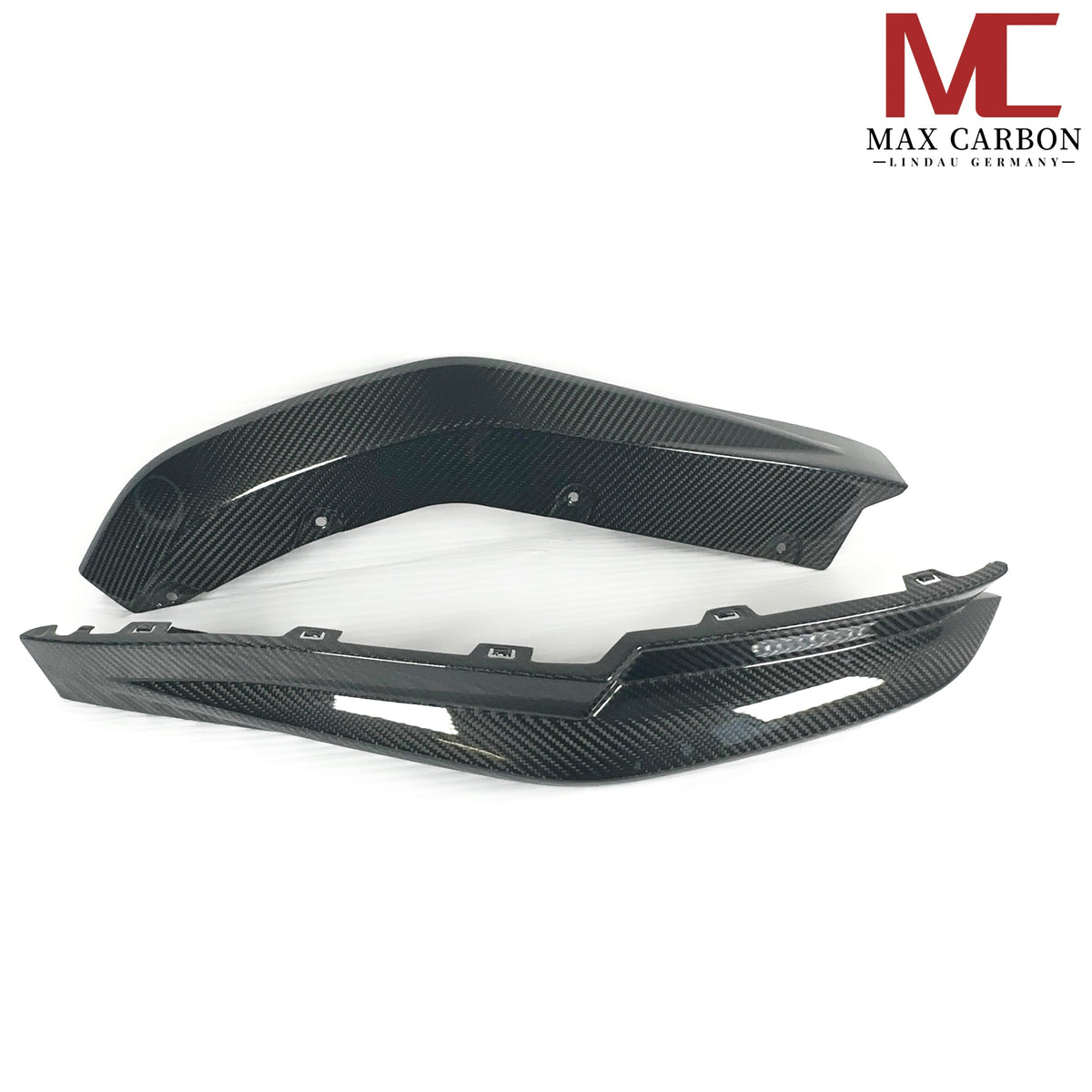 Dry Carbon Heck Winglets " OEM Style" für BMW M3 G80 G81 / M4 G82 G83 mit Teiletypgenehmigung (TTG)   Max Carbon