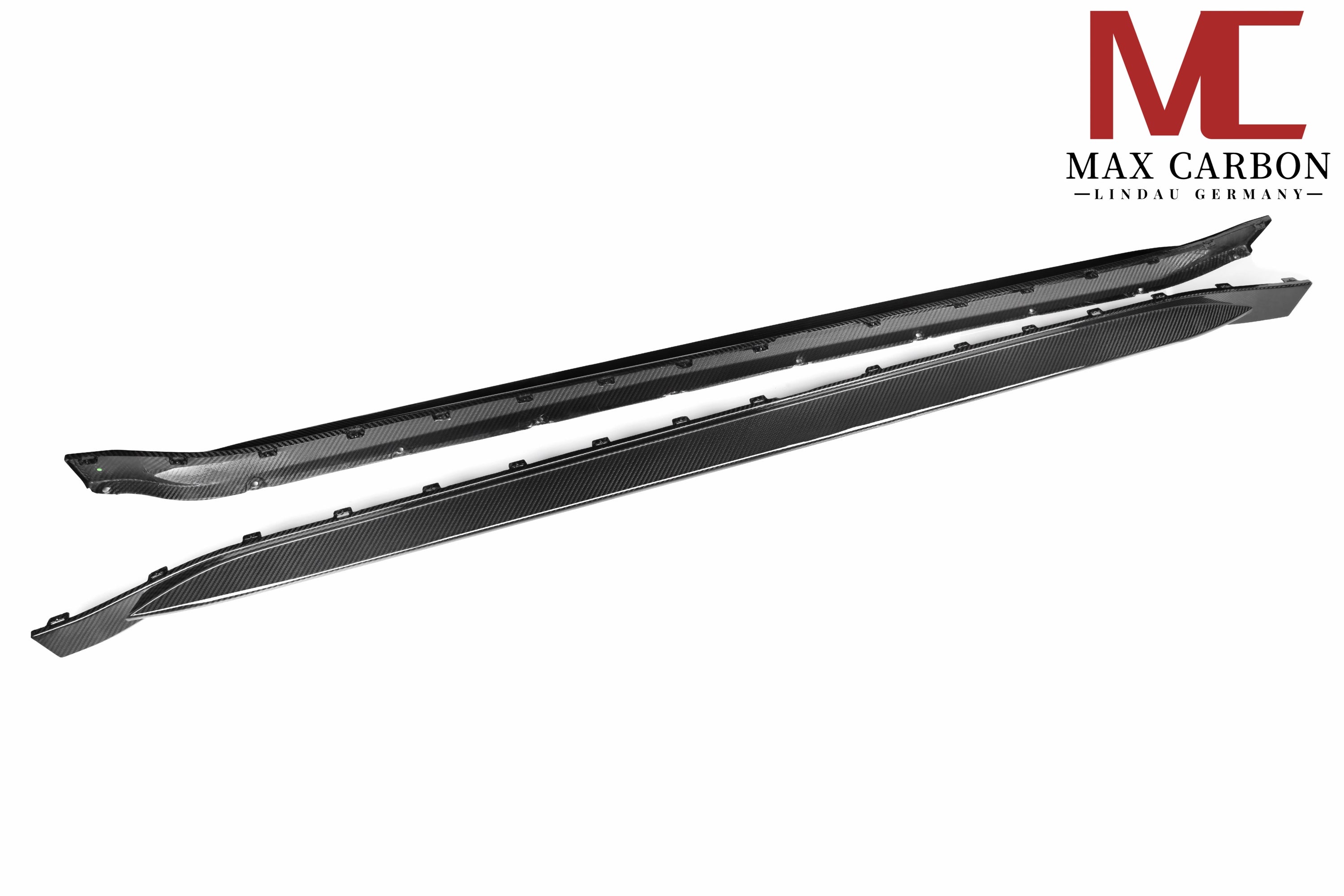 Dry Carbon Seitenschweller "OEM Style" für BMW M3 G80 G81 mit Teiletypgenehmigung (TTG)   Max Carbon