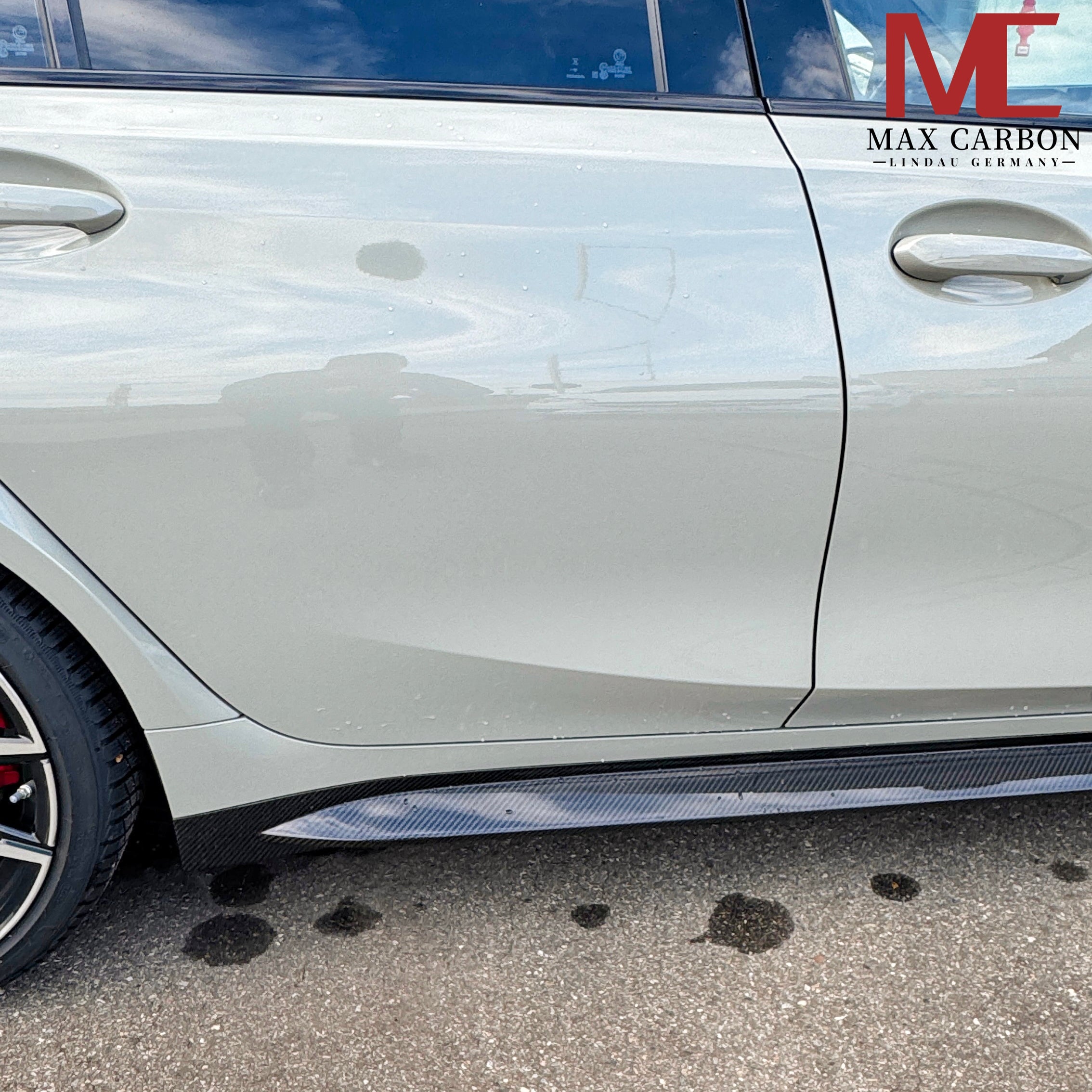 Dry Carbon Seitenschweller "OEM Style" für BMW M3 G80 G81 mit Teiletypgenehmigung (TTG)   Max Carbon