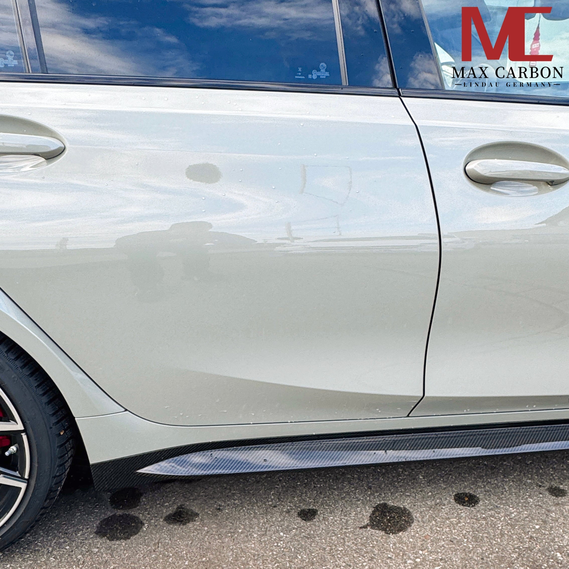 Dry Carbon Seitenschweller "OEM Style" für BMW M3 G80 G81 mit Teiletypgenehmigung (TTG)   Max Carbon