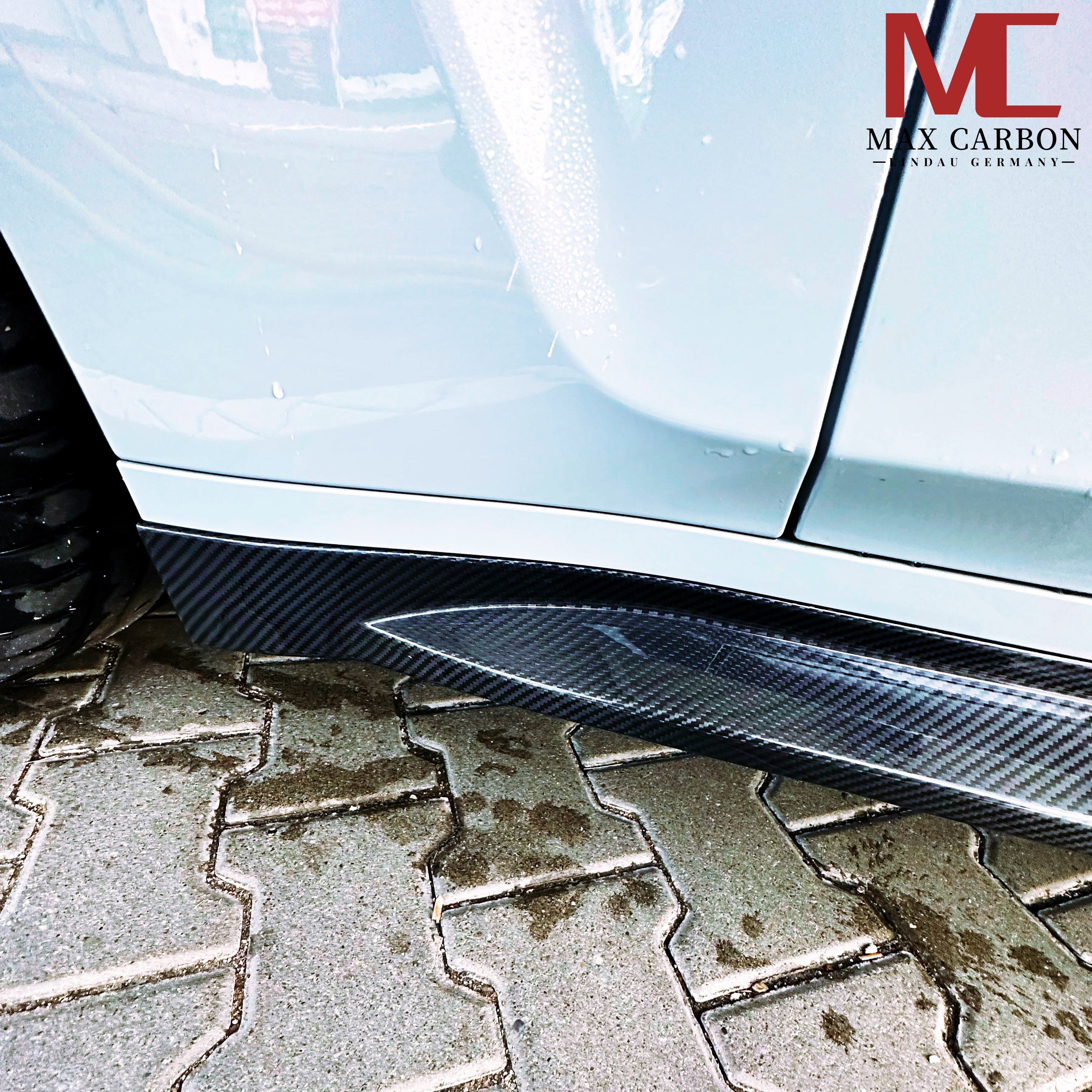 Dry Carbon Seitenschweller für BMW M3 G80 G81 mit Teiletypgenehmigung (TTG)   Max Carbon