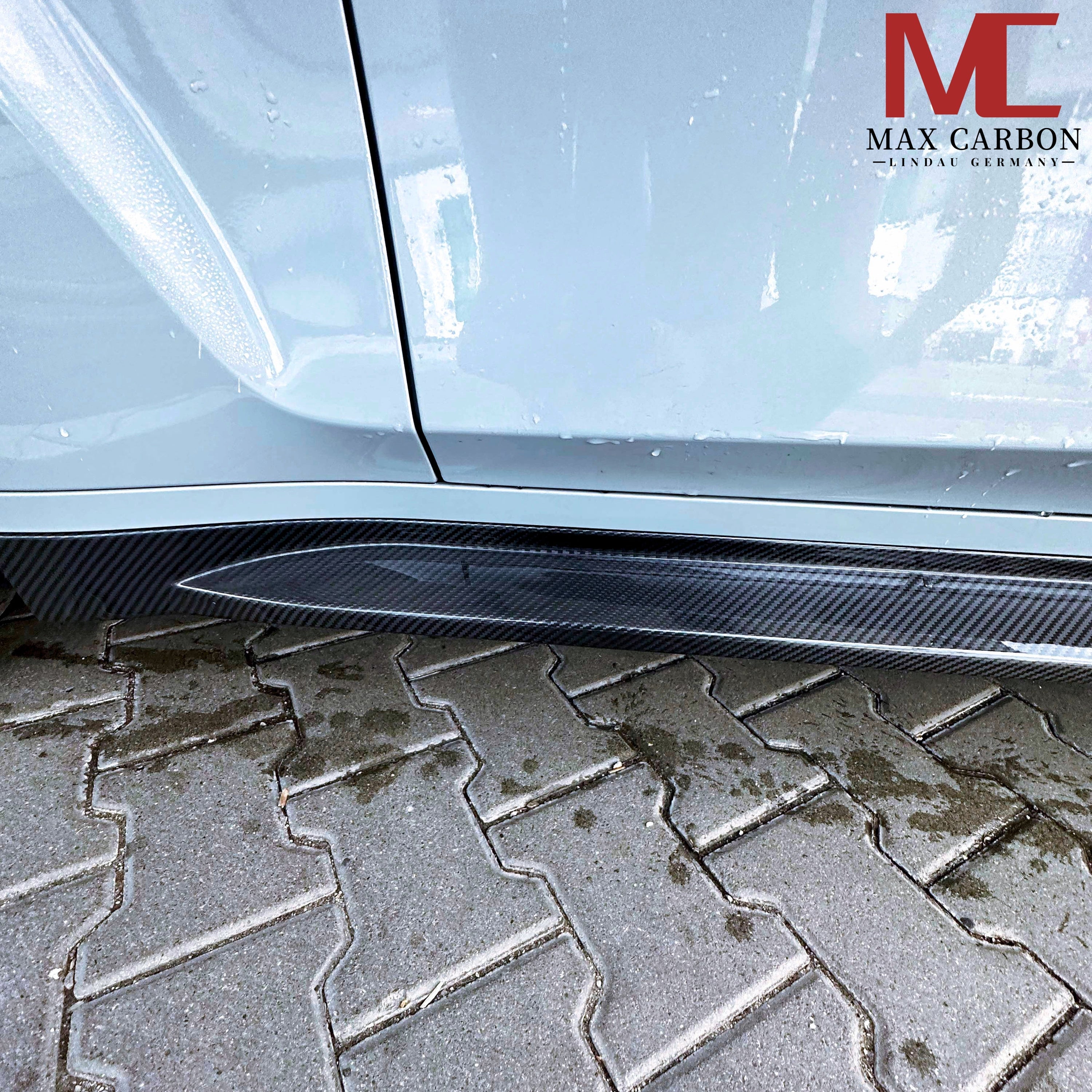 Dry Carbon Seitenschweller für BMW M3 G80 G81 mit Teiletypgenehmigung (TTG)   Max Carbon
