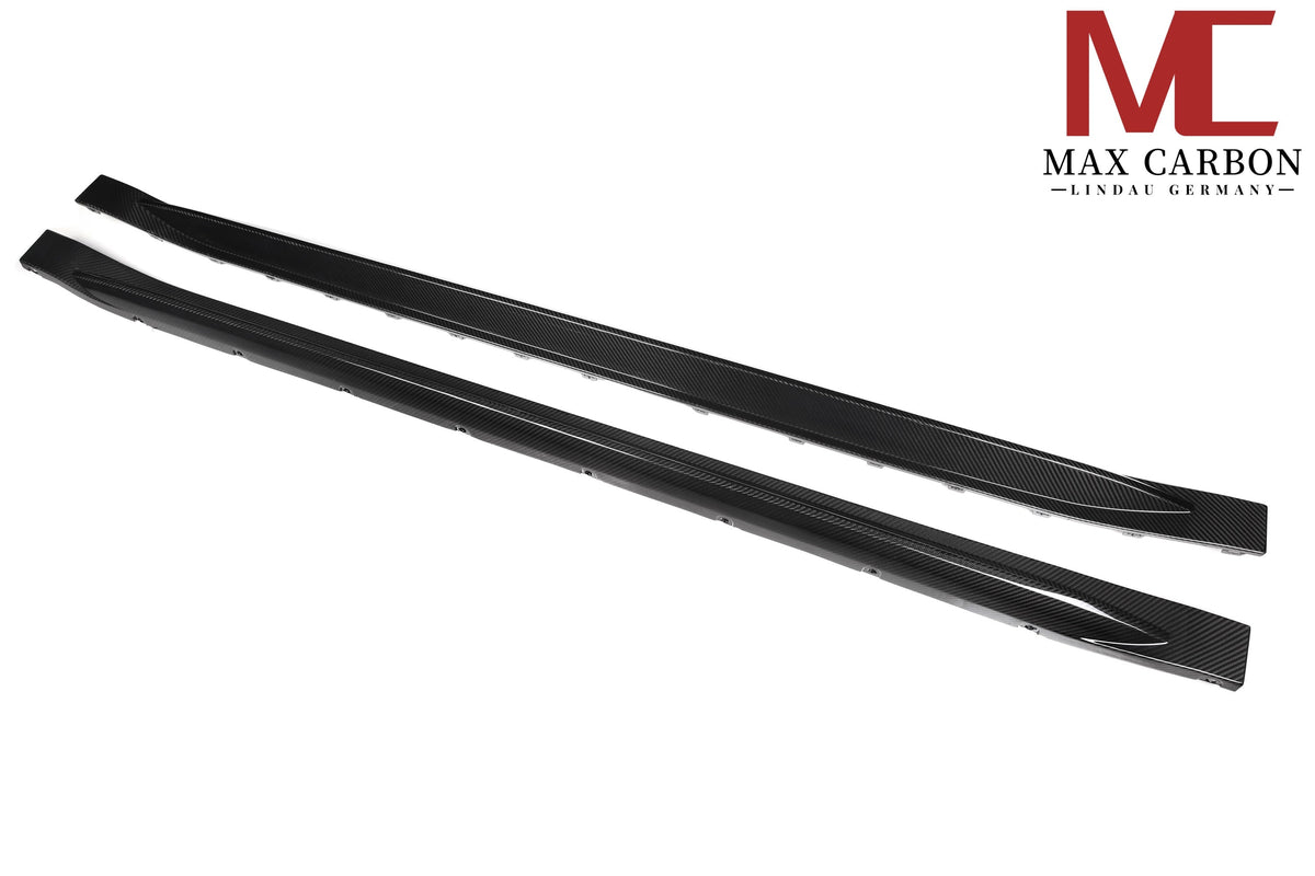 Dry Carbon Seitenschweller für BMW M4 G82 G83 mit Teiletypgenehmigung (TTG)   Max Carbon