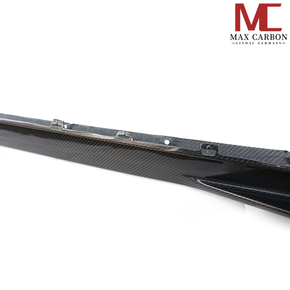 Dry Carbon Seitenschweller für BMW M4 G82 G83 mit Teiletypgenehmigung (TTG)   Max Carbon