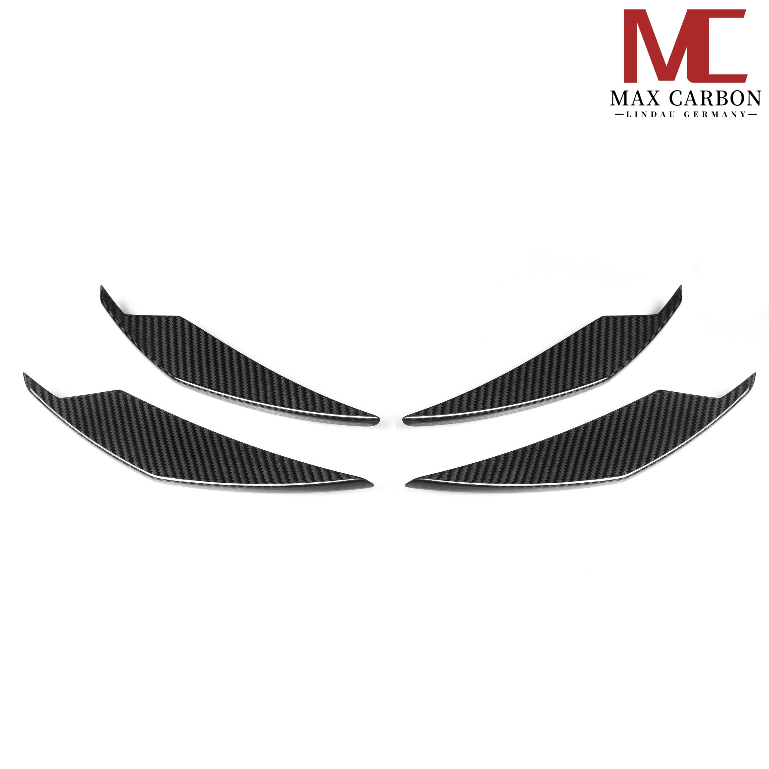 Dry Carbon Front Canards für BMW M3 G80 G81 M4 G82 G83 mit Teiletypgenehmigung (TTG)   Max Carbon