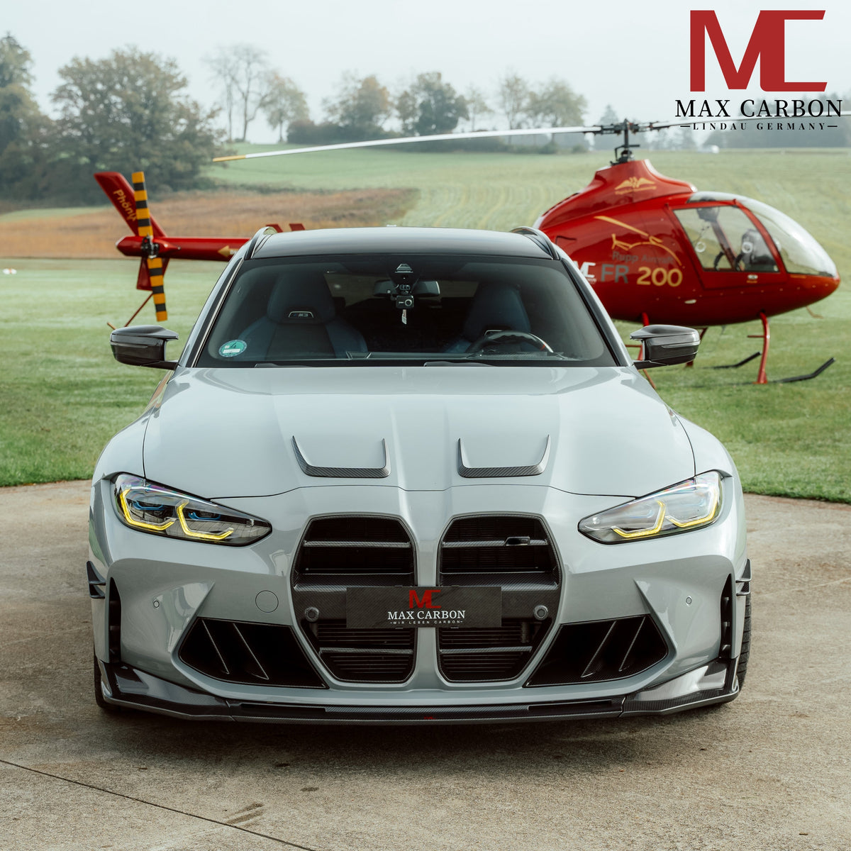 Dry Carbon Kühlergrill Nieren für BMW M3 G80 G81 / M4 G82 G83 - VST   Max Carbon