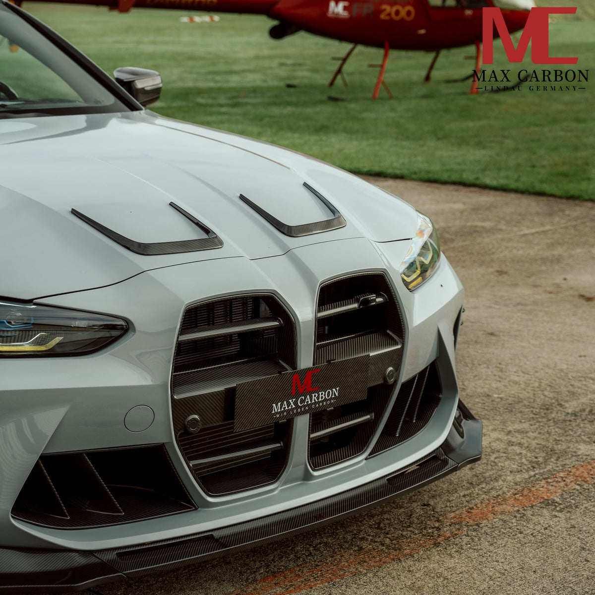 Dry Carbon Kühlergrill Nieren für BMW M3 G80 G81 / M4 G82 G83 - VST   Max Carbon