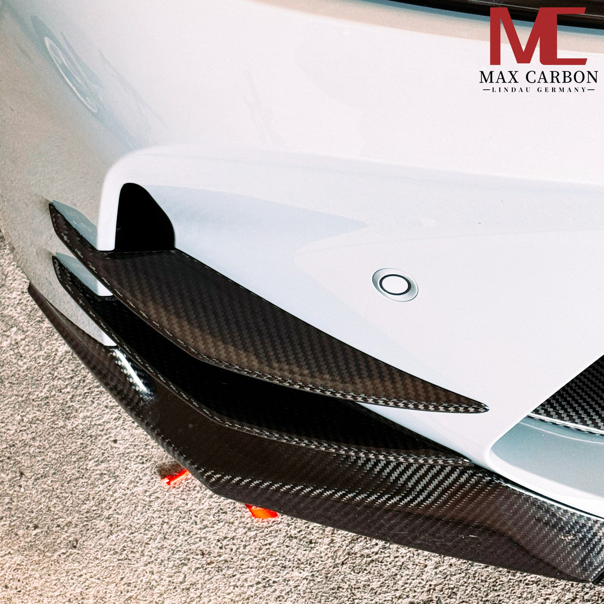 Dry Carbon Front Canards für BMW M3 G80 G81 M4 G82 G83 mit Teiletypgenehmigung (TTG)   Max Carbon