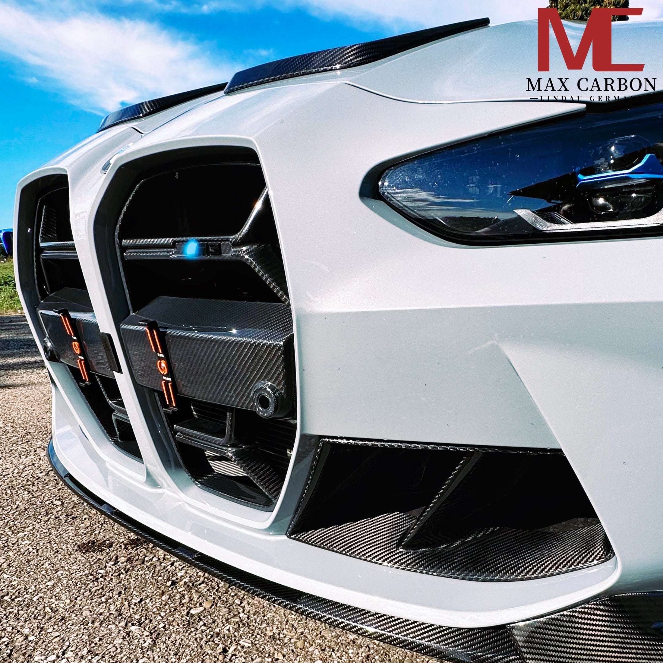 Dry Carbon Kühlergrill Nieren für BMW M3 G80 G81 / M4 G82 G83 CSL   Max Carbon