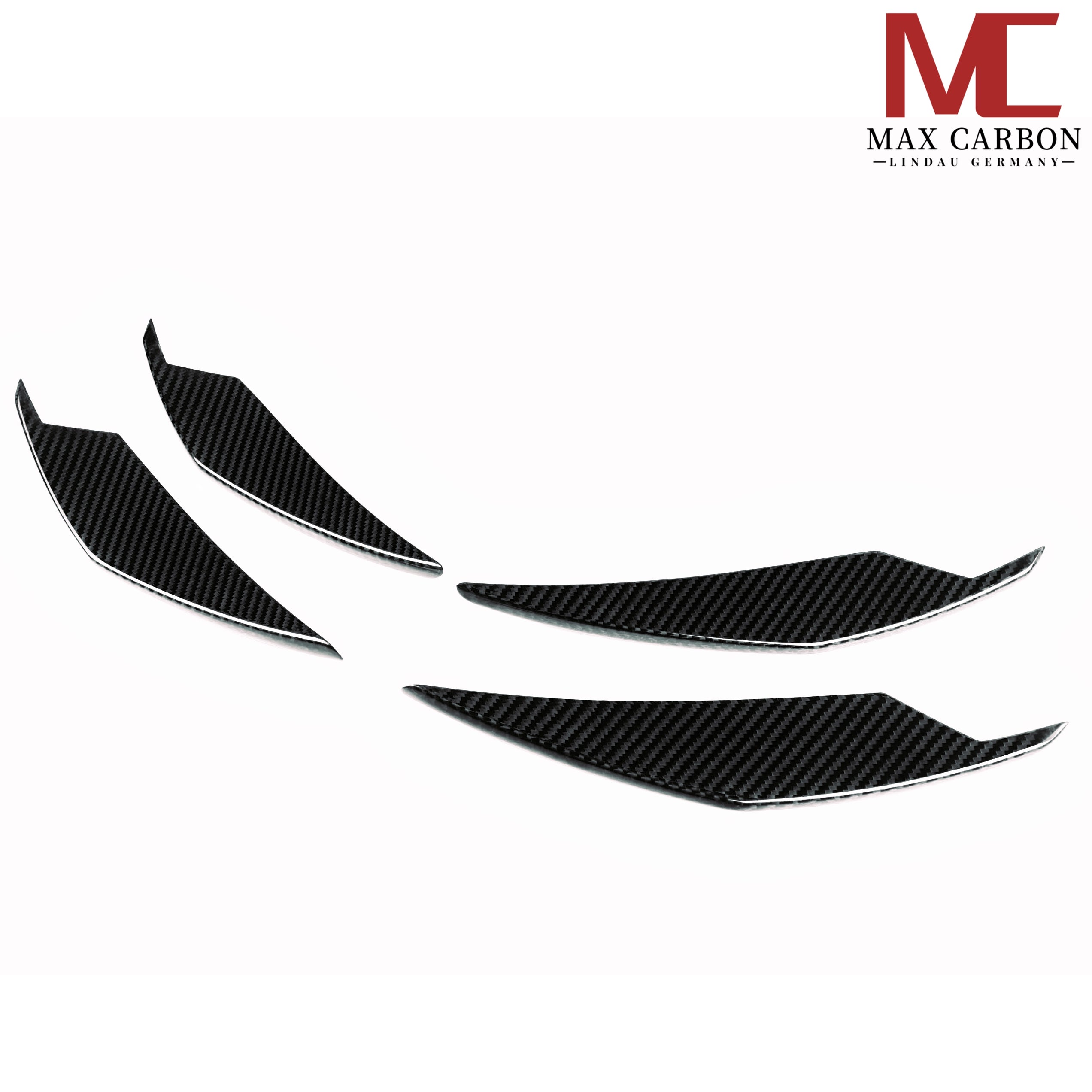 Dry Carbon Front Canards für BMW M3 G80 G81 M4 G82 G83 mit Teiletypgenehmigung (TTG)   Max Carbon