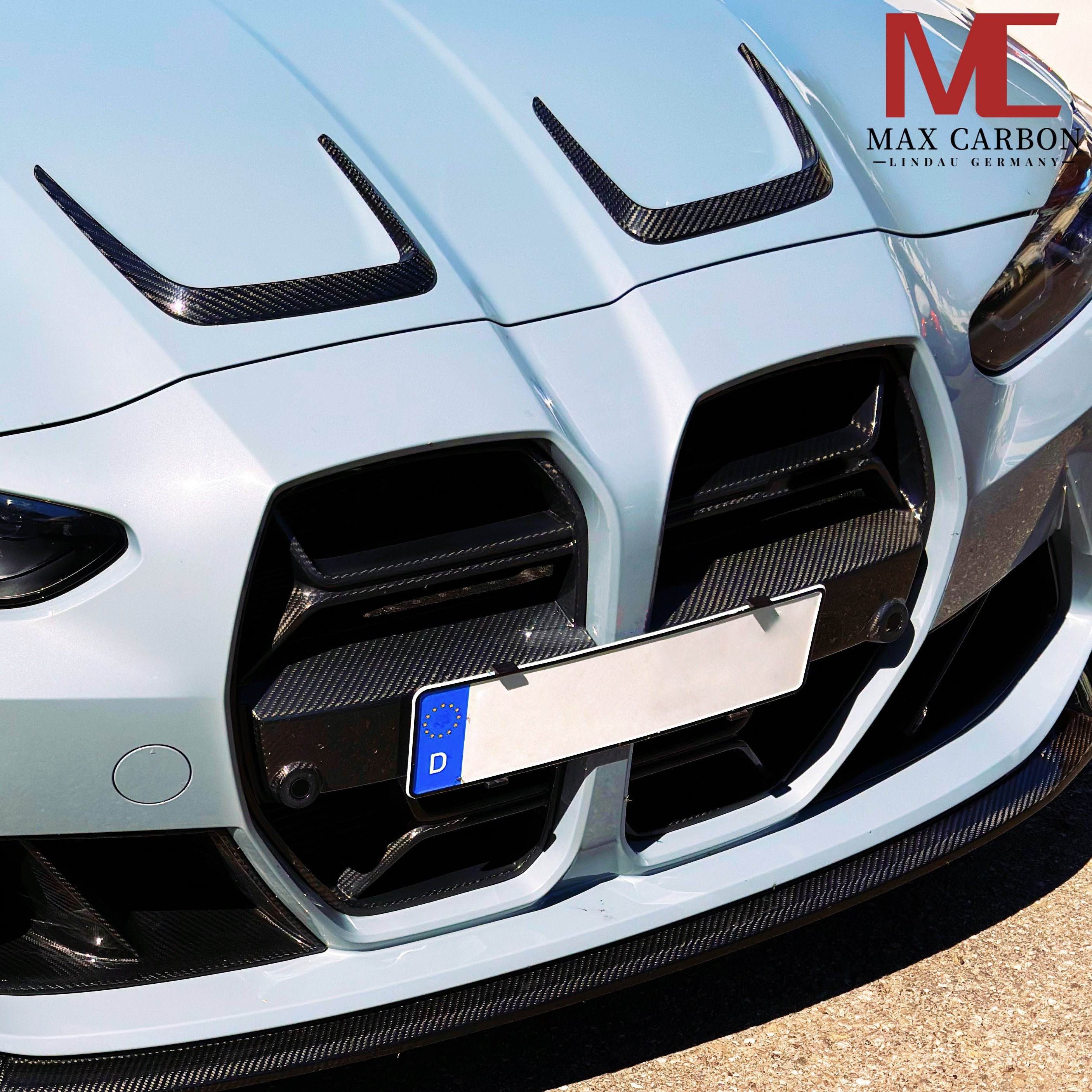 Dry Carbon Kühlergrill Nieren für BMW M3 G80 G81 / M4 G82 G83 CSL   Max Carbon